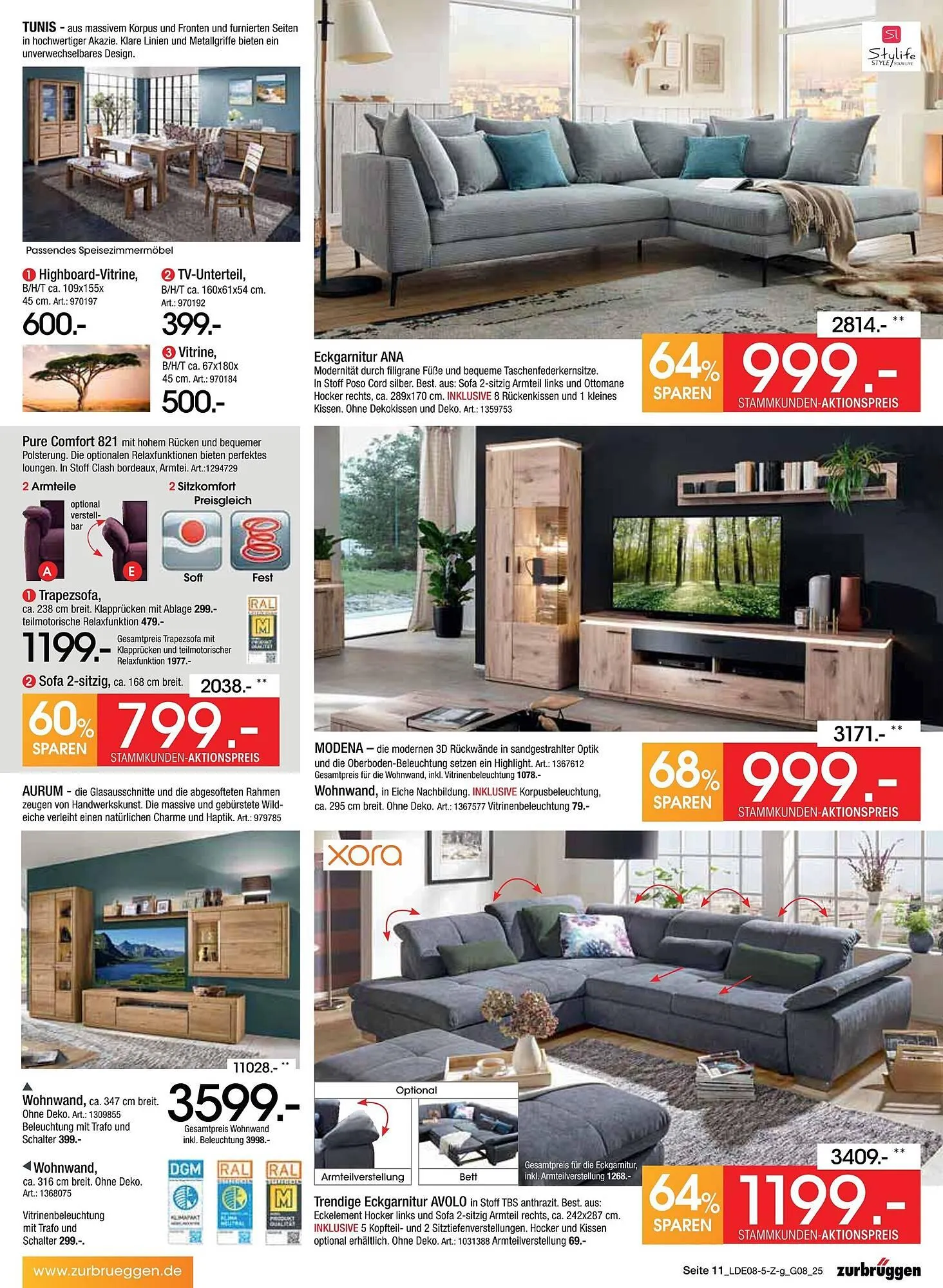 Zurbrüggen Prospekt von 2. August bis 23. August 2025 - Prospekt seite 11