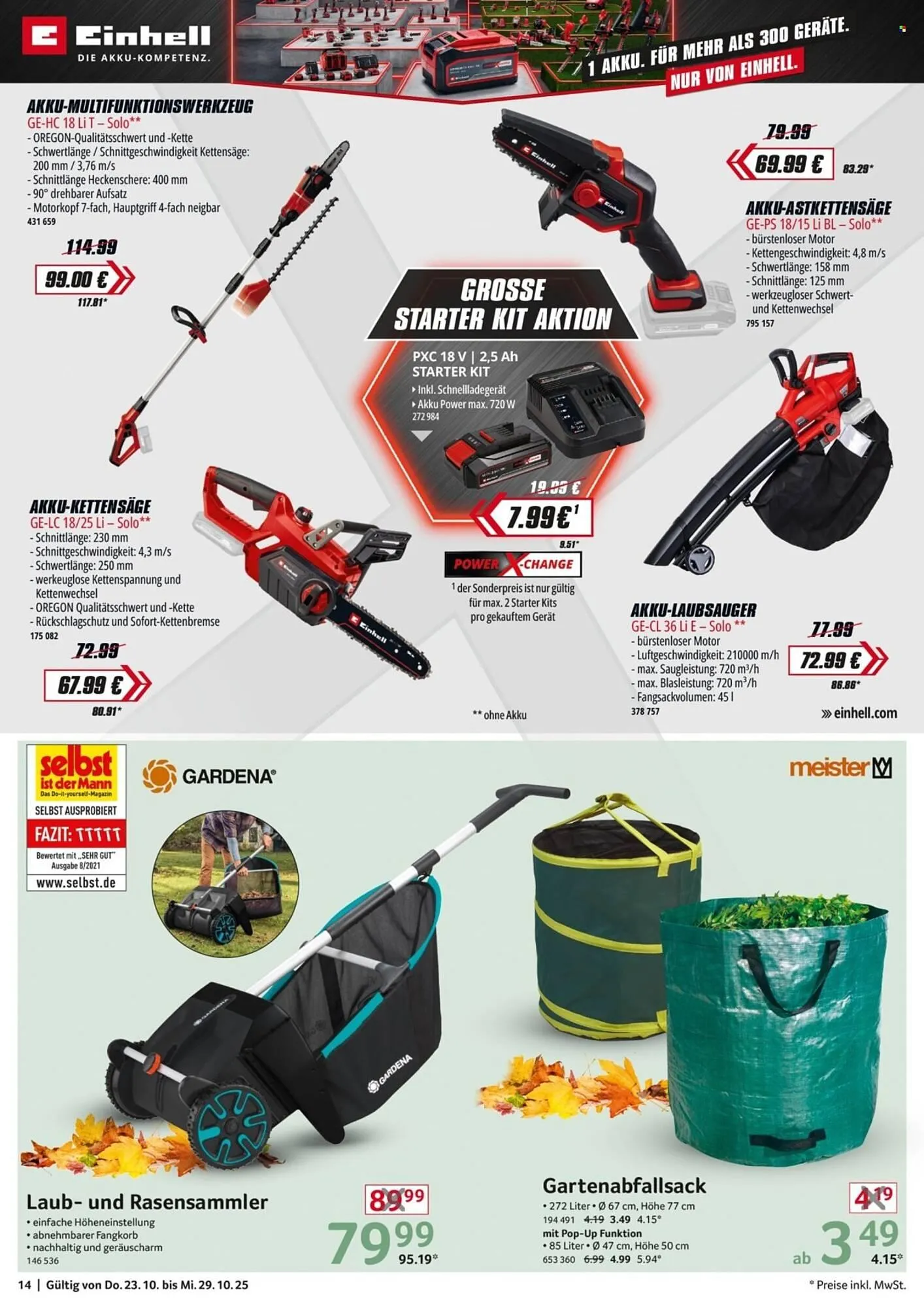 Selgros Prospekt von 23. Oktober bis 29. Oktober 2025 - Prospekt seite 14