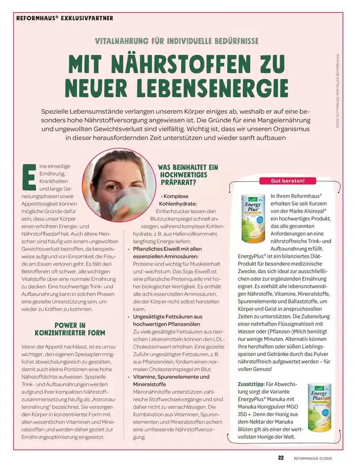 Januar 2025 von 10. Januar bis 31. Januar 2025 - Prospekt seite 22