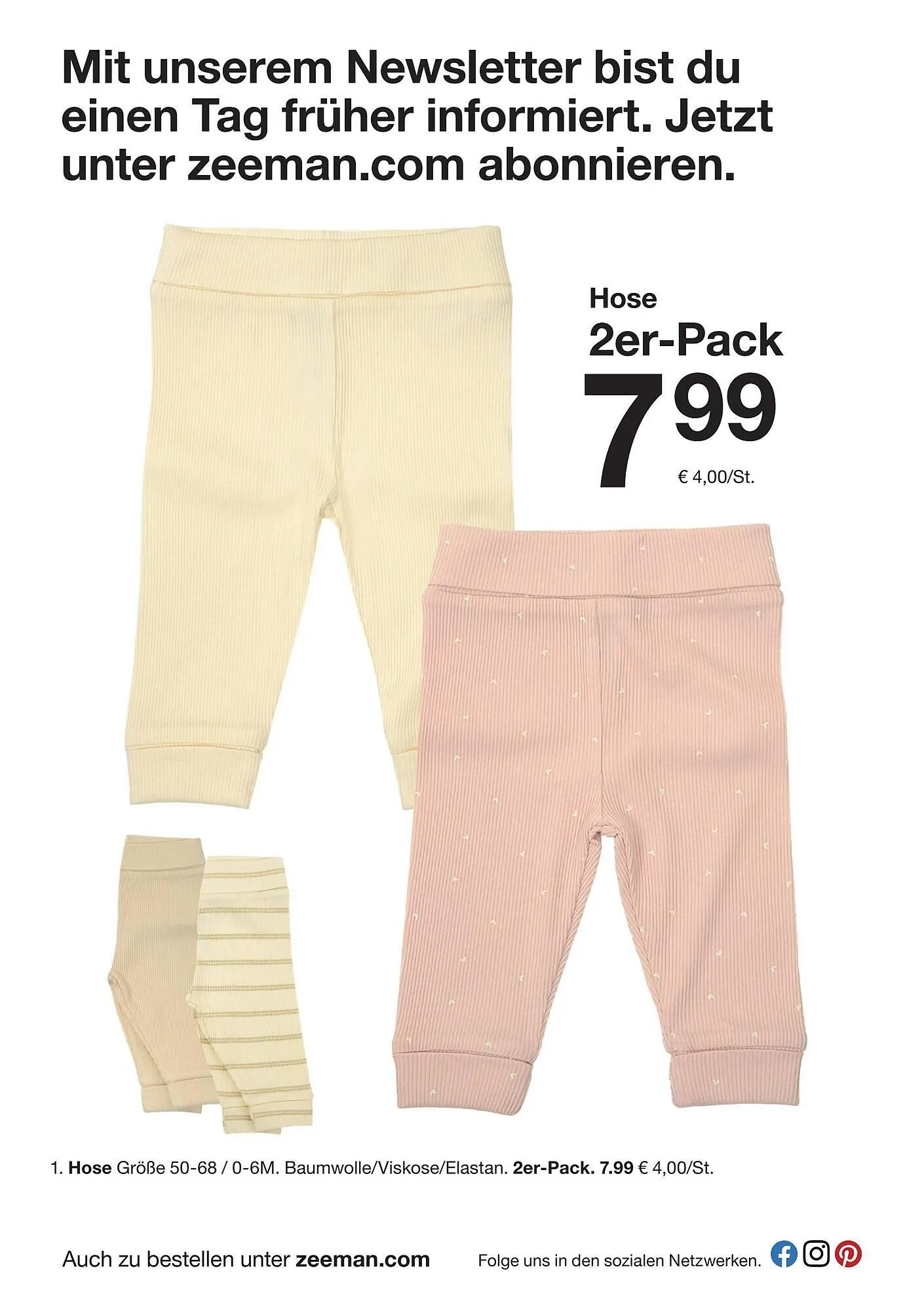 Zeeman Prospekt von 19. Juli bis 26. Juli 2025 - Prospekt seite 2