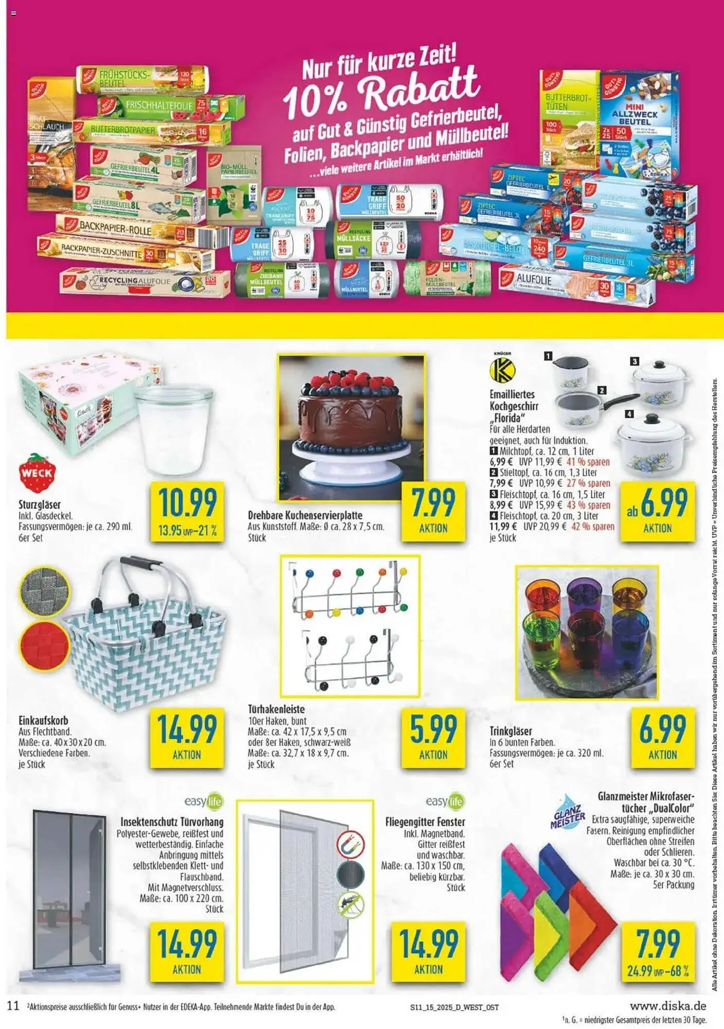 diska Prospekt von 7. April bis 12. April 2025 - Prospekt seite 11