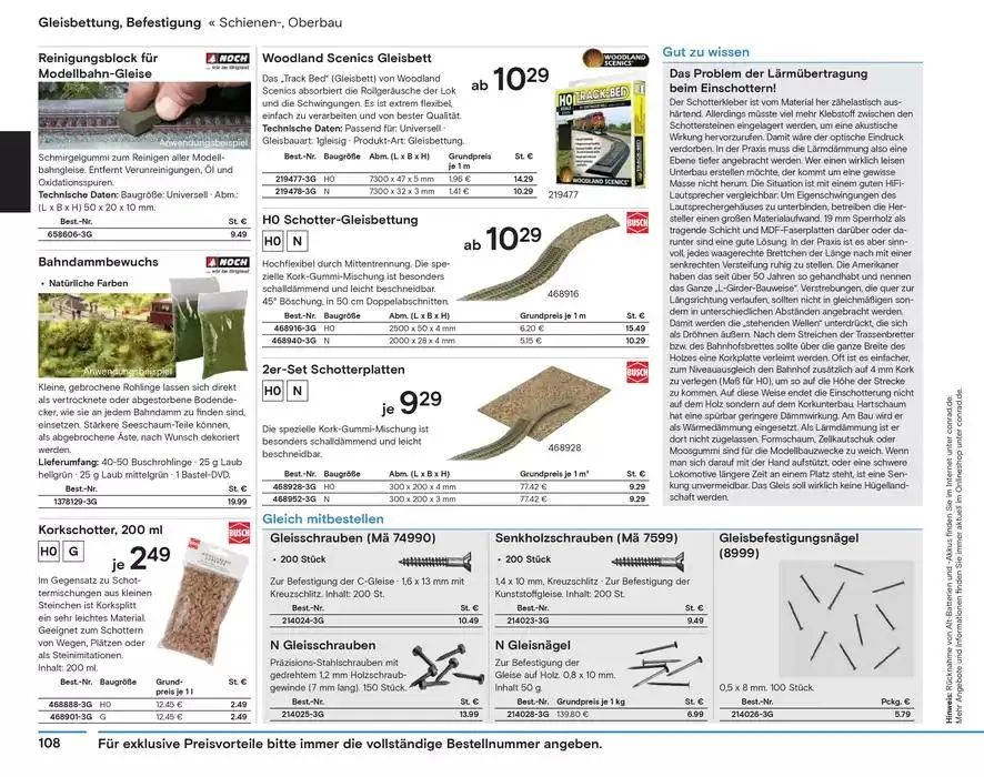Modellbahn Katalog von 29. Oktober bis 31. Dezember 2025 - Prospekt seite 110