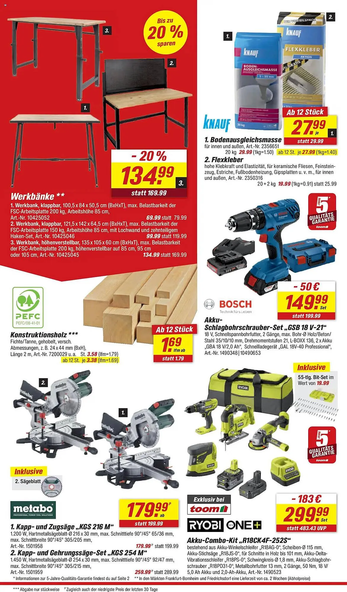 Toom Baumarkt Prospekt von 4. April bis 10. April 2026 - Prospekt seite 18