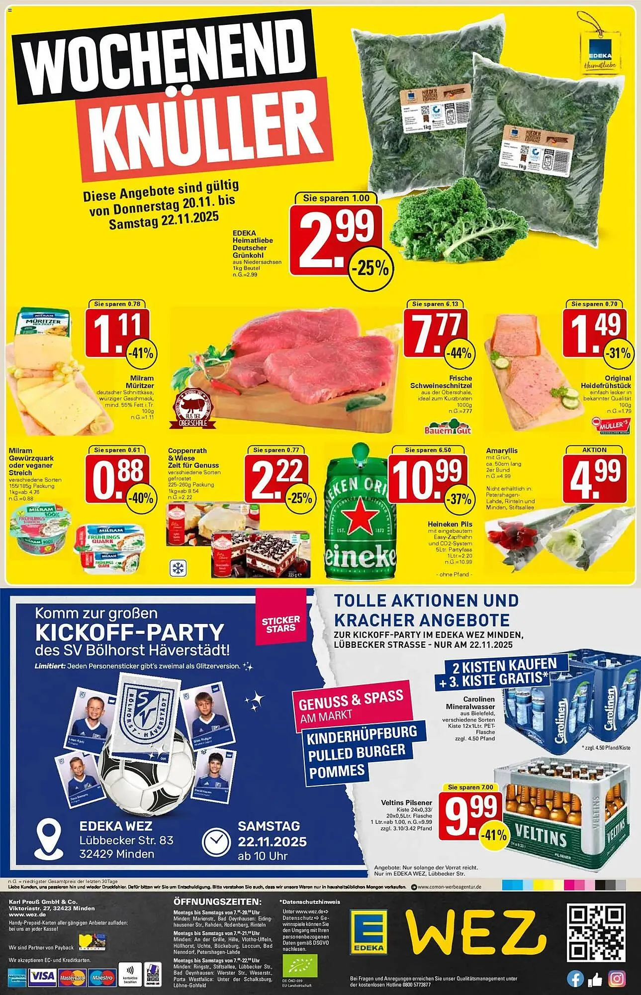 WEZ Prospekt von 17. November bis 22. November 2025 - Prospekt seite 16