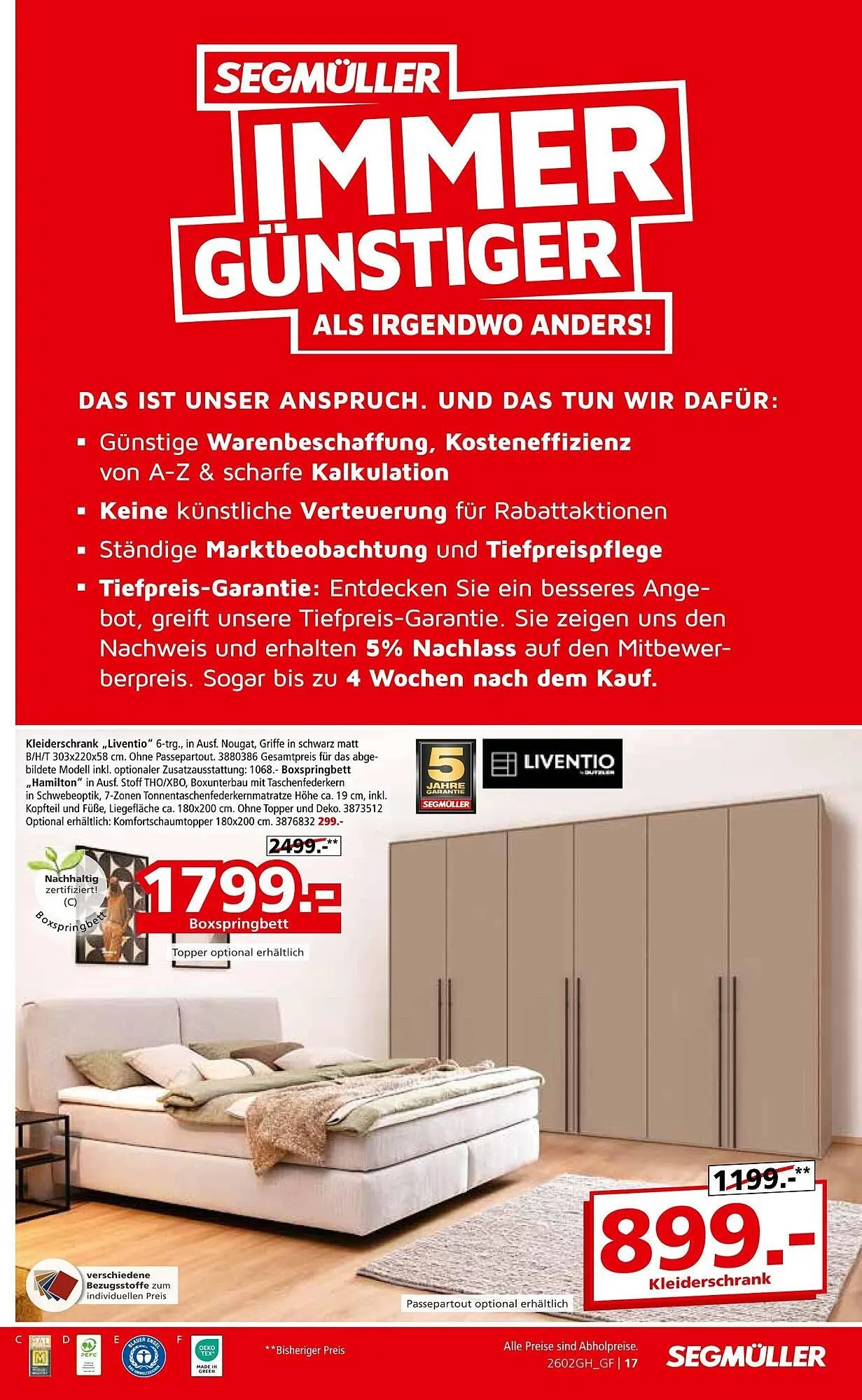 Segmüller Prospekt von 31. Januar bis 21. Februar 2026 - Prospekt seite 29