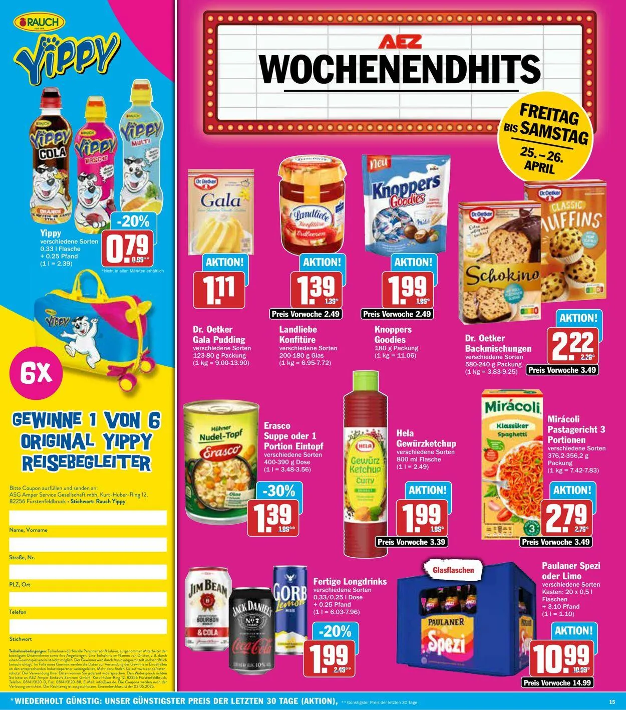 AEZ Aktueller Prospekt von 21. April bis 26. April 2025 - Prospekt seite 15