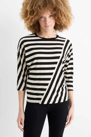 Long sleeve top - striped