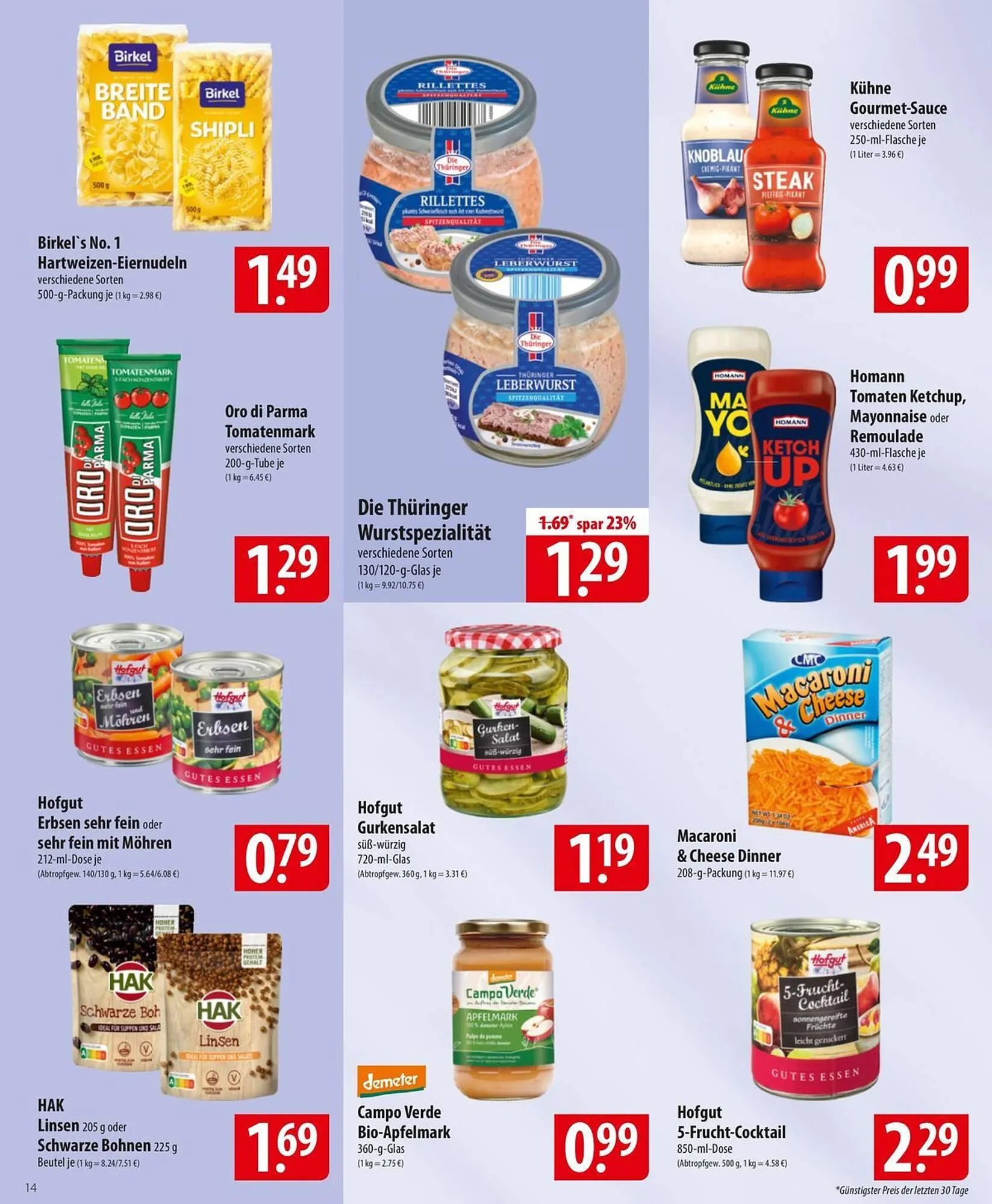 Famila Nord Ost Prospekt von 19. Mai bis 24. Mai 2025 - Prospekt seite 14