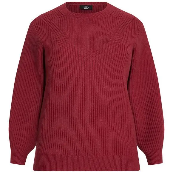 Damen Strickpullover mit Wolle