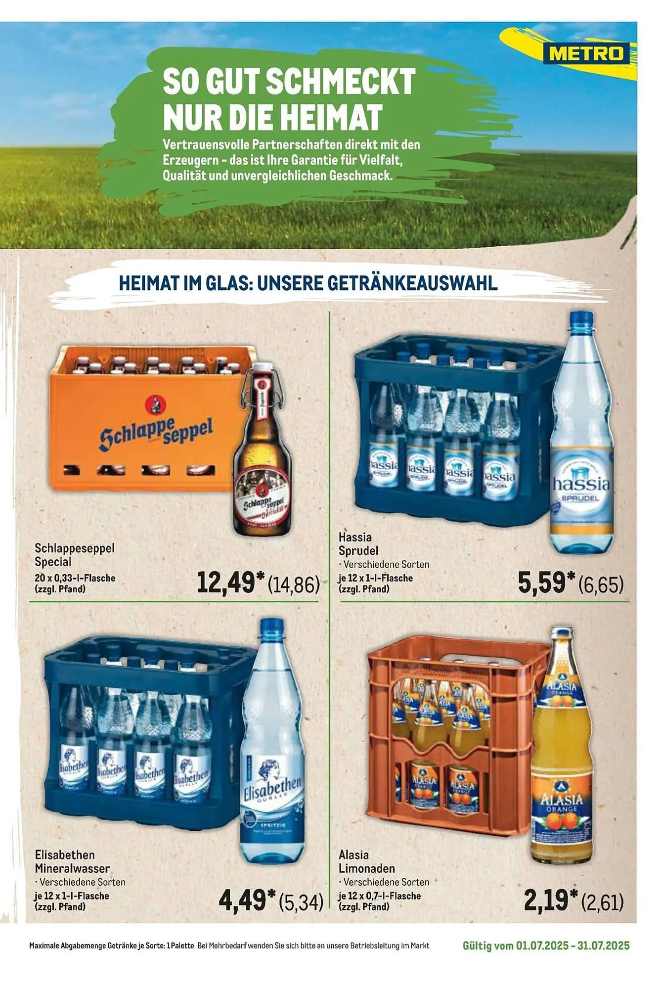 METRO Prospekt von 1. Juli bis 31. Juli 2025 - Prospekt seite 61