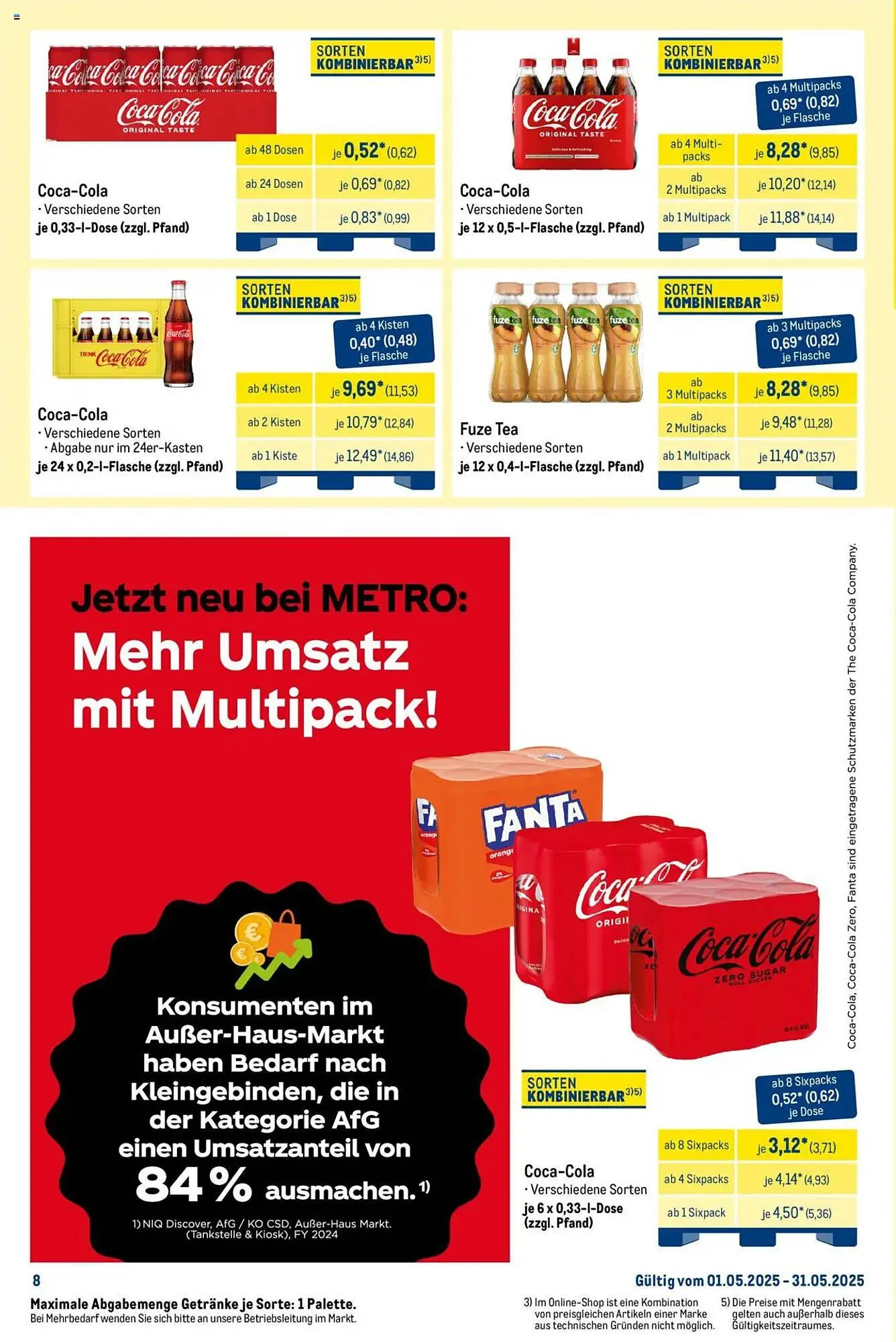 METRO Prospekt von 1. Mai bis 31. Mai 2025 - Prospekt seite 8