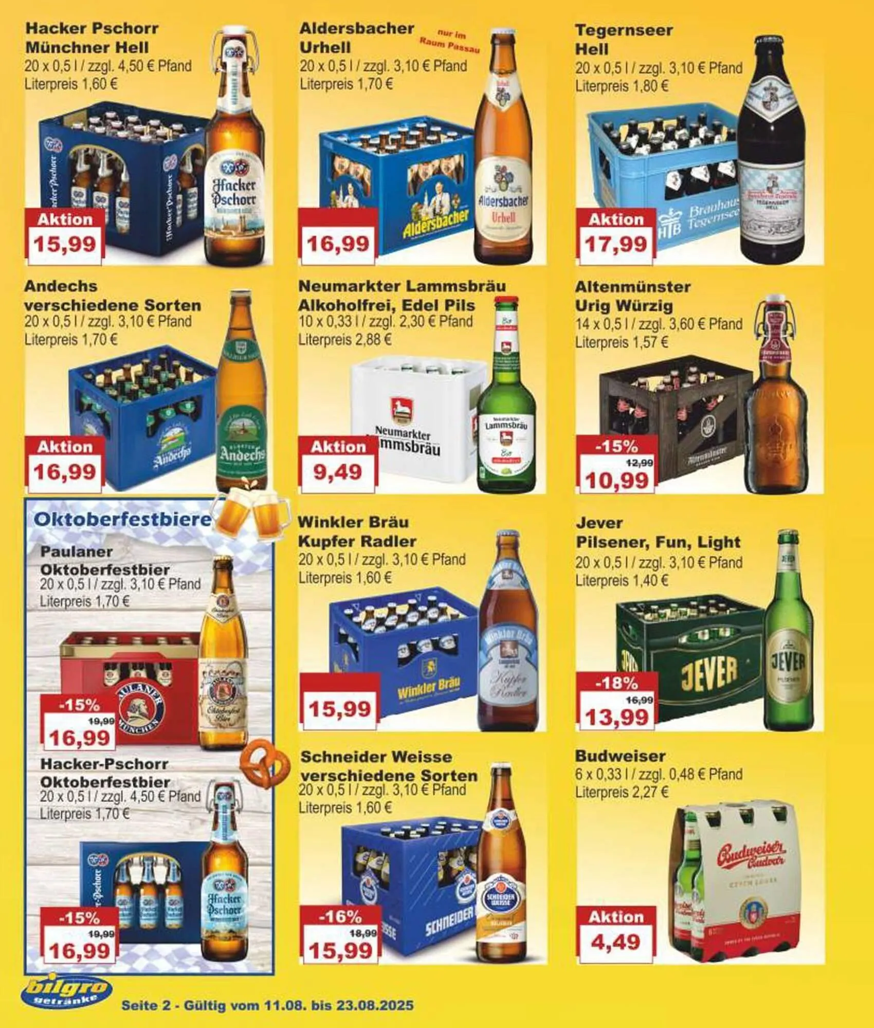 Bilgro Prospekt von 11. August bis 23. August 2025 - Prospekt seite 2