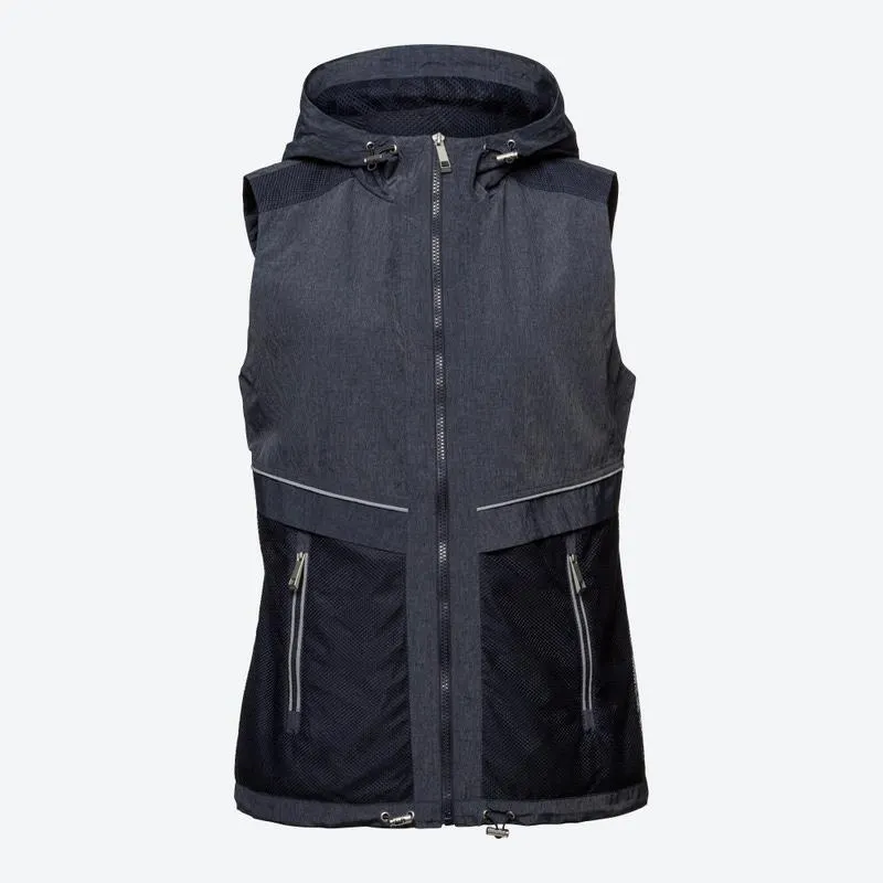 Damen-Weste mit Netzeinsätzen