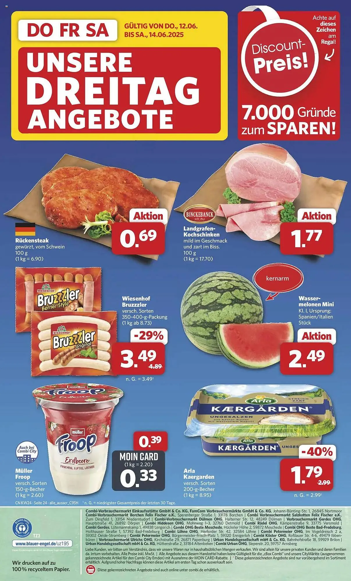 Combi Prospekt von 10. Juni bis 14. Juni 2025 - Prospekt seite 34