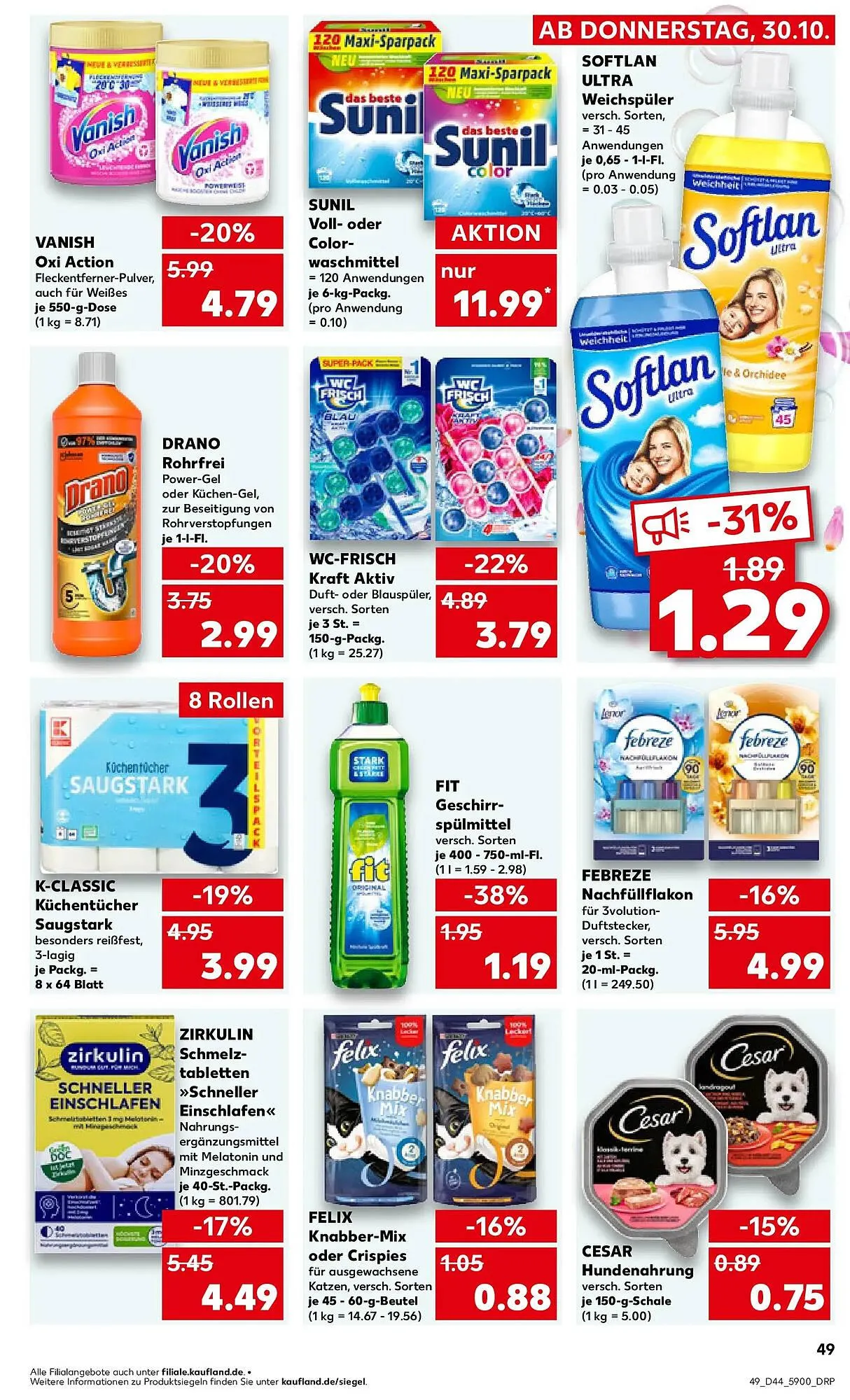 Kaufland Prospekt von 2. November bis 5. November 2025 - Prospekt seite 49