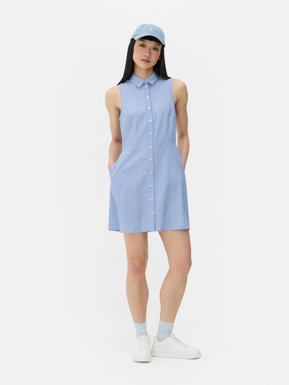 Ärmelloses Blusenkleid