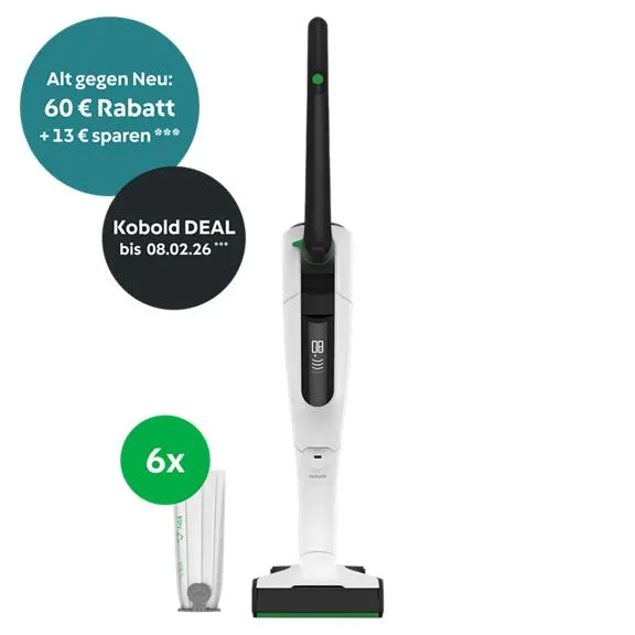 Alt gegen Neu: VK7 Akku-Staubsauger (60 € Rabatt)