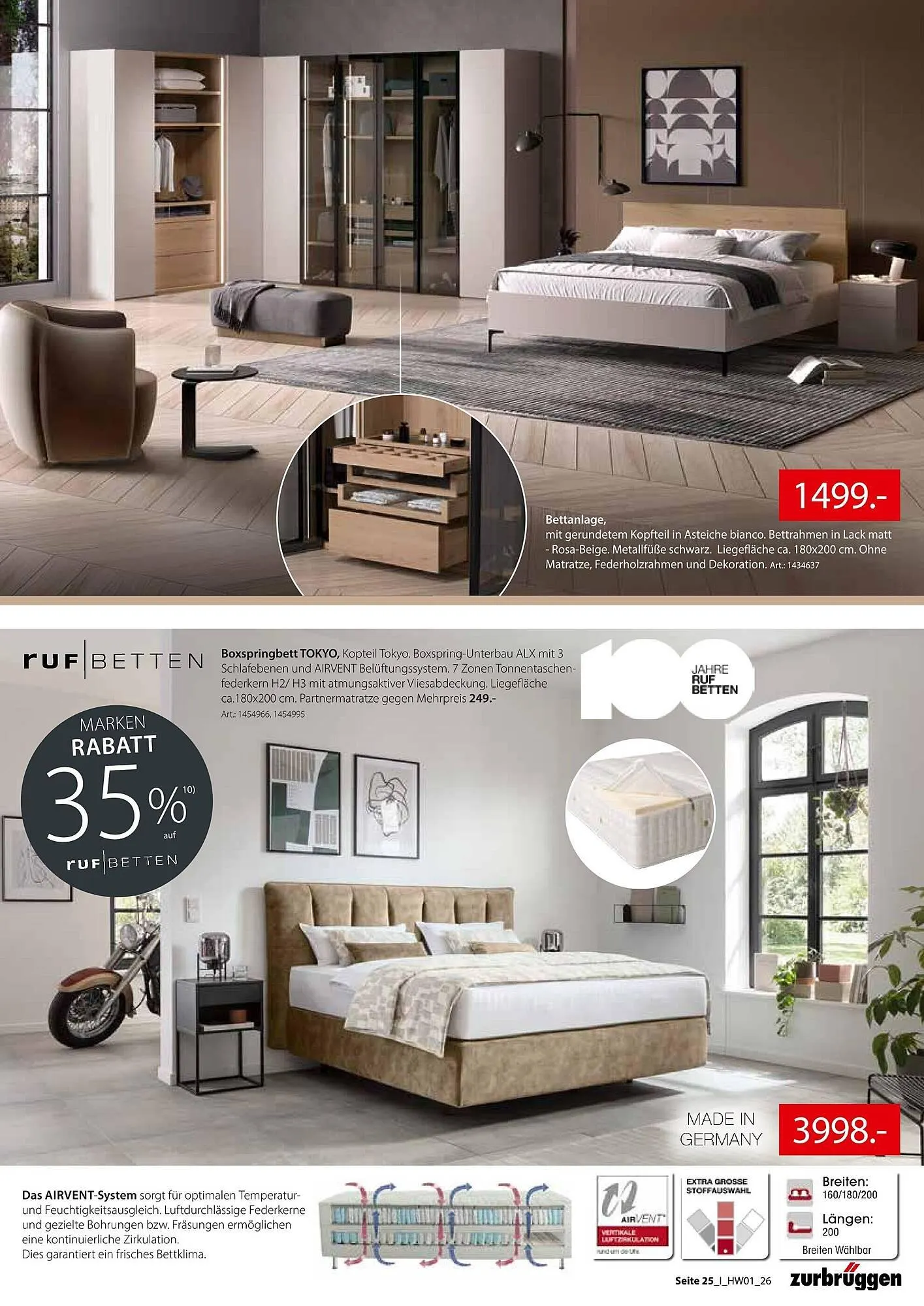 Zurbrüggen Prospekt von 27. März bis 31. Juli 2026 - Prospekt seite 25