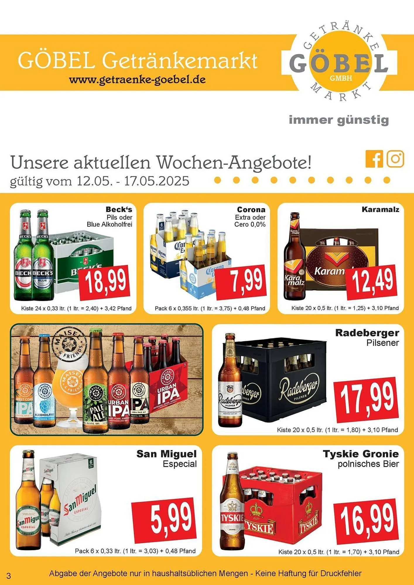 Getränke Göbel Prospekt - 1