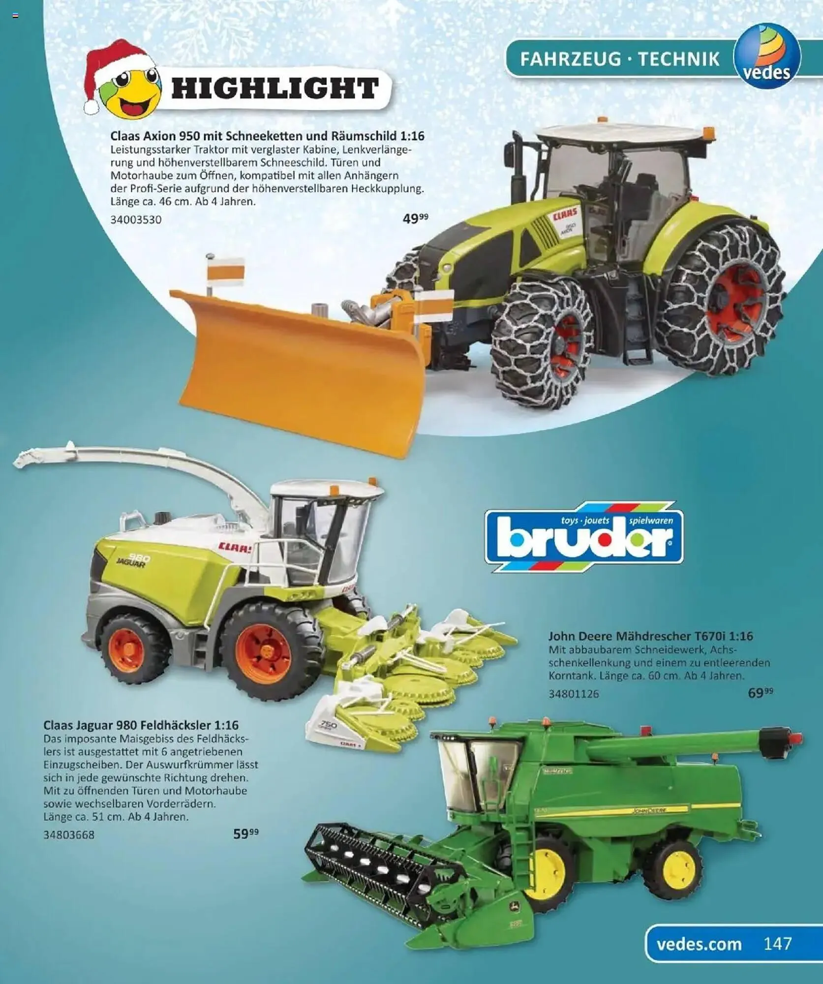 Vedes Prospekt von 29. September bis 6. Januar 2026 - Prospekt seite 147