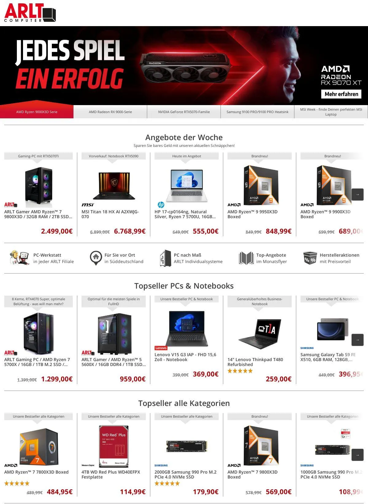 ARLT Computer Aktueller Prospekt - 1