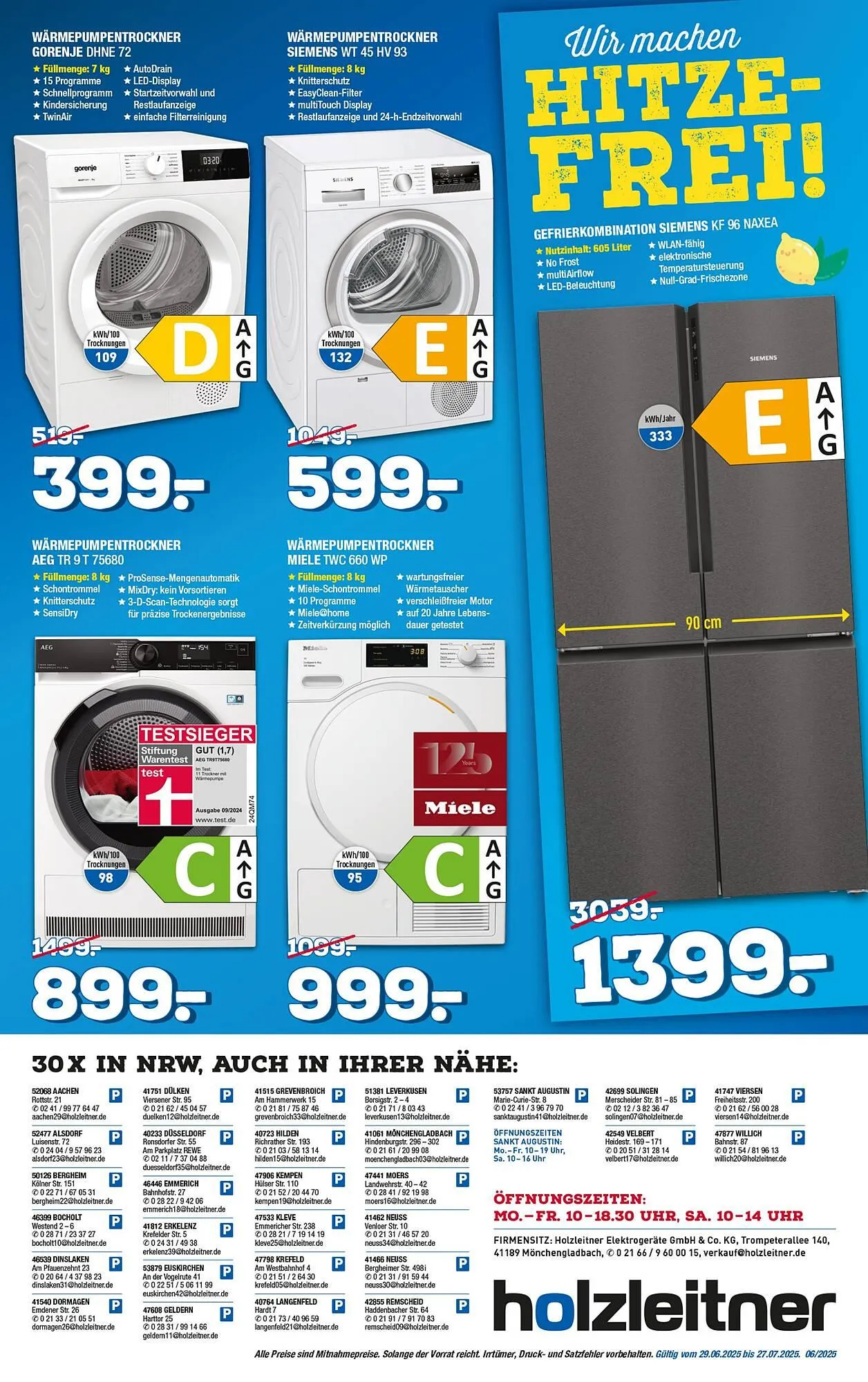 Holzleitner Prospekt von 29. Juni bis 27. Juli 2025 - Prospekt seite 6