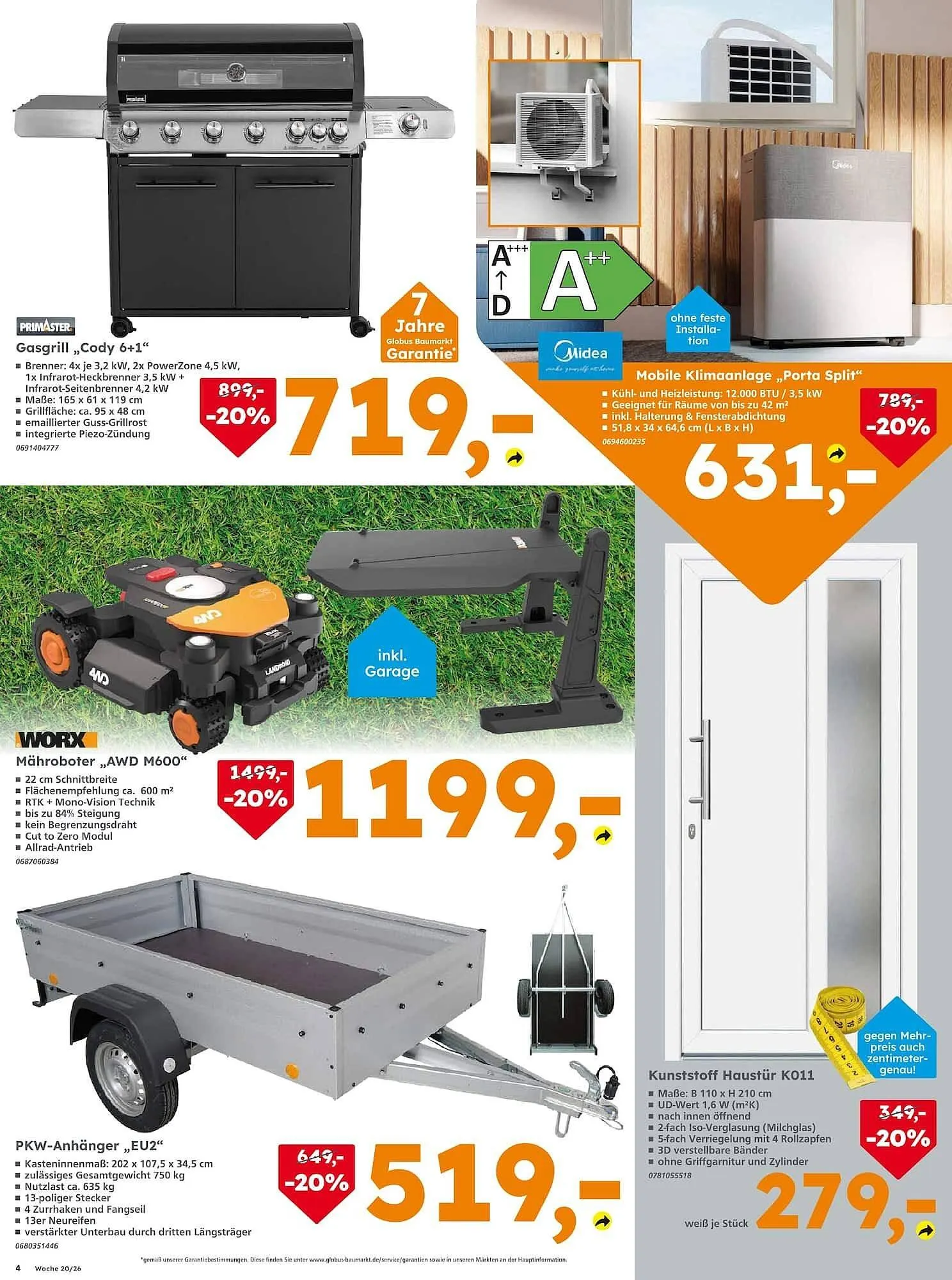 Globus Baumarkt Prospekt von 15. Mai bis 16. Mai 2026 - Prospekt seite 4