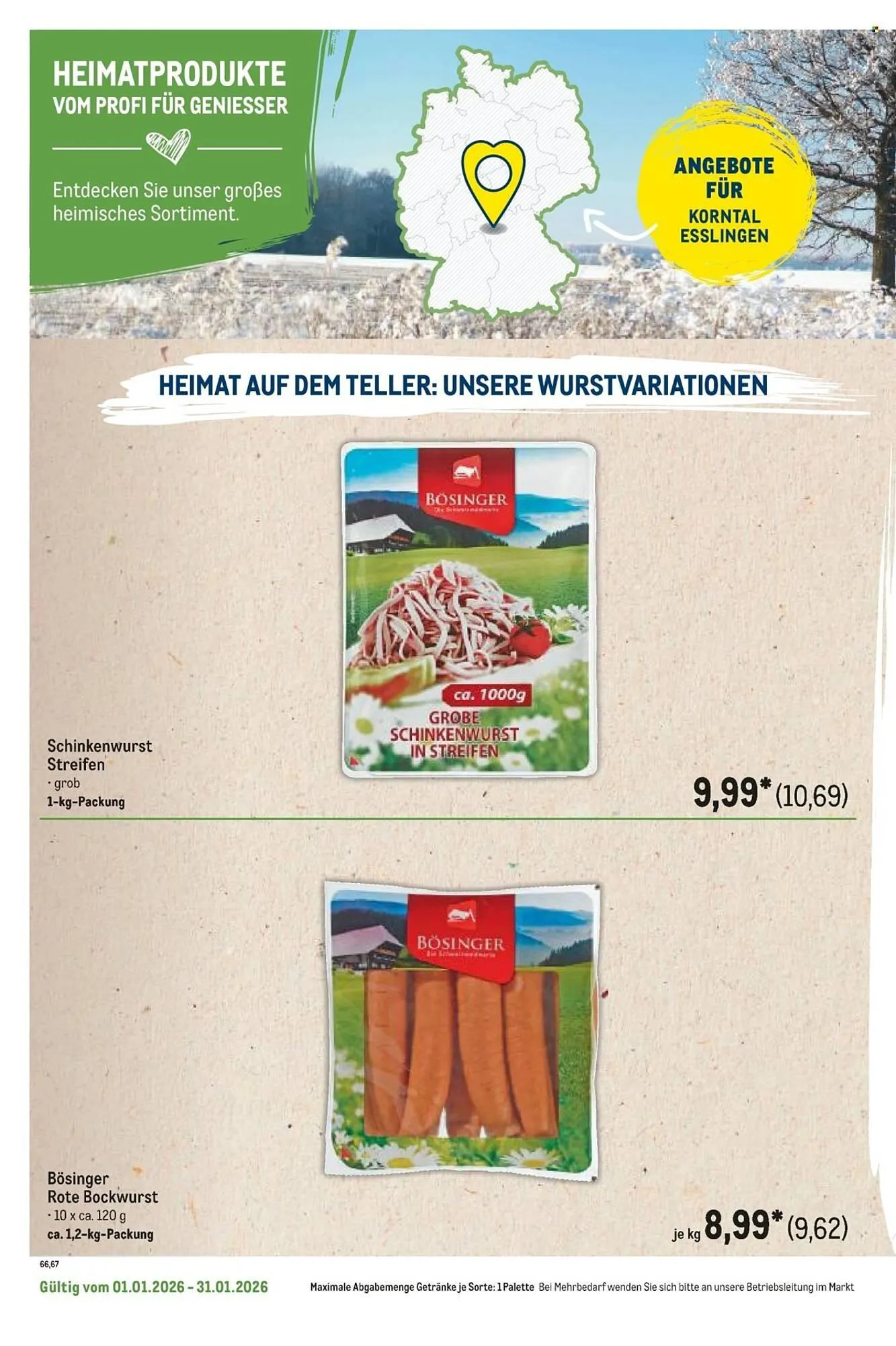 METRO Prospekt von 1. Januar bis 31. Januar 2026 - Prospekt seite 112