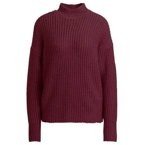 Damen Strickpullover mit Stehkragen