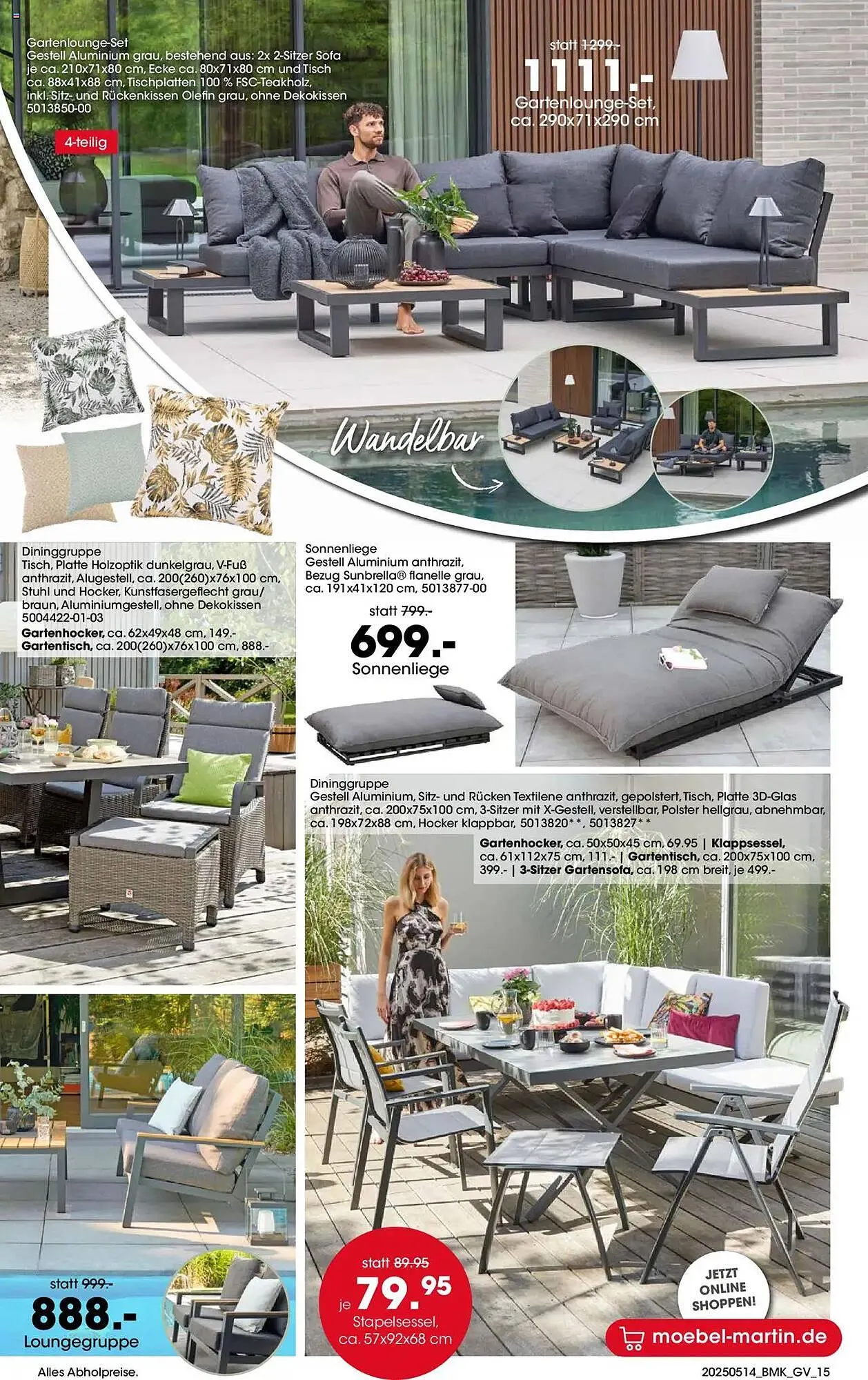 Möbel Martin Prospekt von 14. Mai bis 27. Mai 2025 - Prospekt seite 15