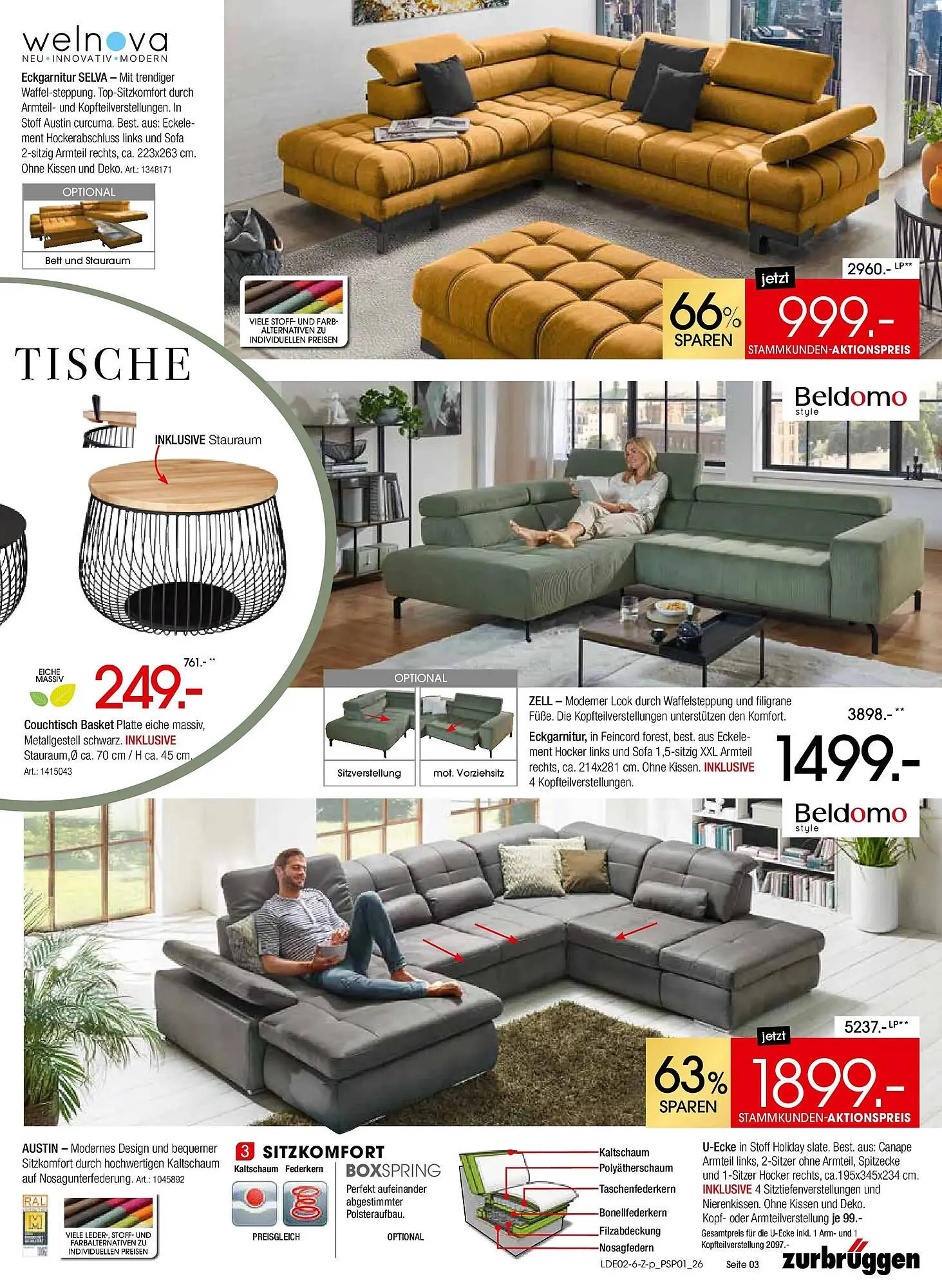 Zurbrüggen Prospekt von 20. Februar bis 28. März 2026 - Prospekt seite 3