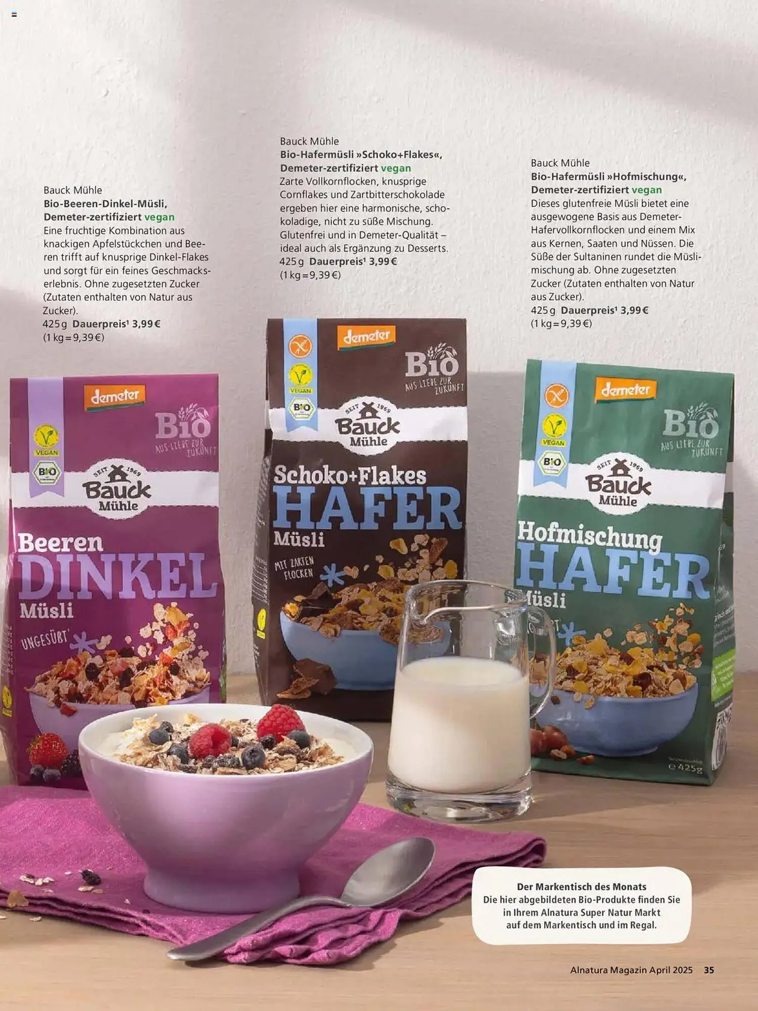 Alnatura Prospekt von 1. April bis 30. April 2025 - Prospekt seite 35