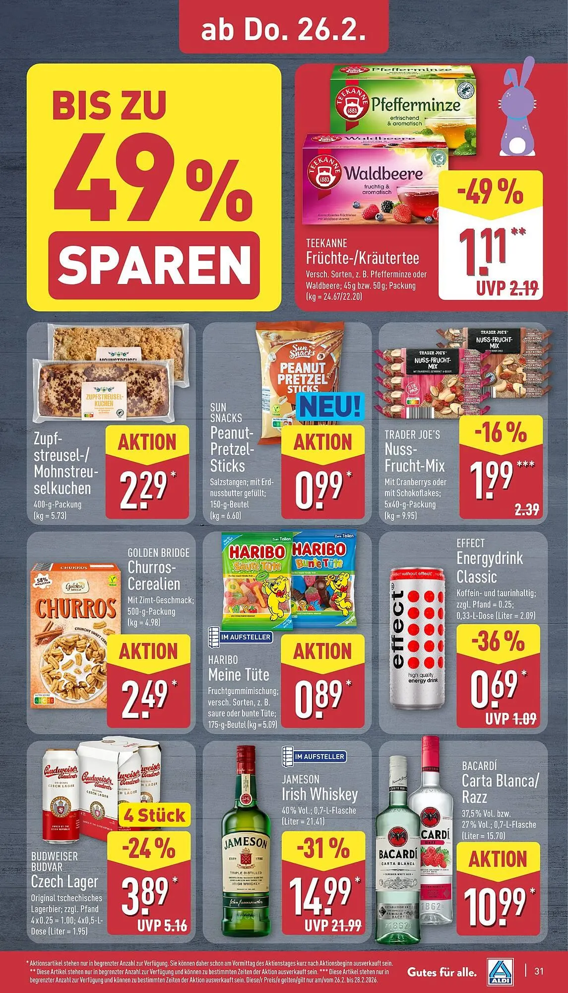 Aldi Nord Prospekt von 23. Februar bis 28. Februar 2026 - Prospekt seite 34