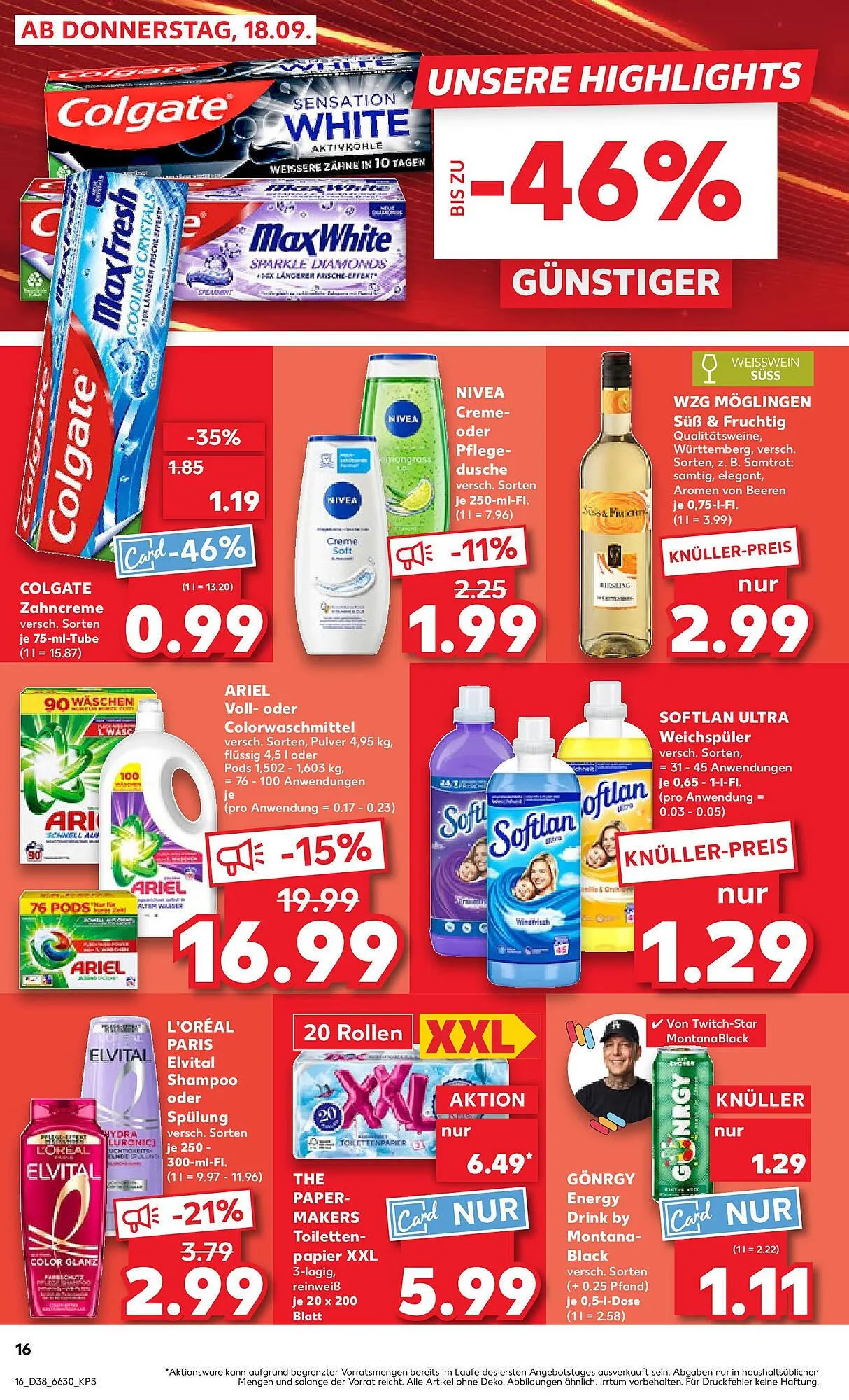 Kaufland Prospekt von 21. September bis 24. September 2025 - Prospekt seite 16