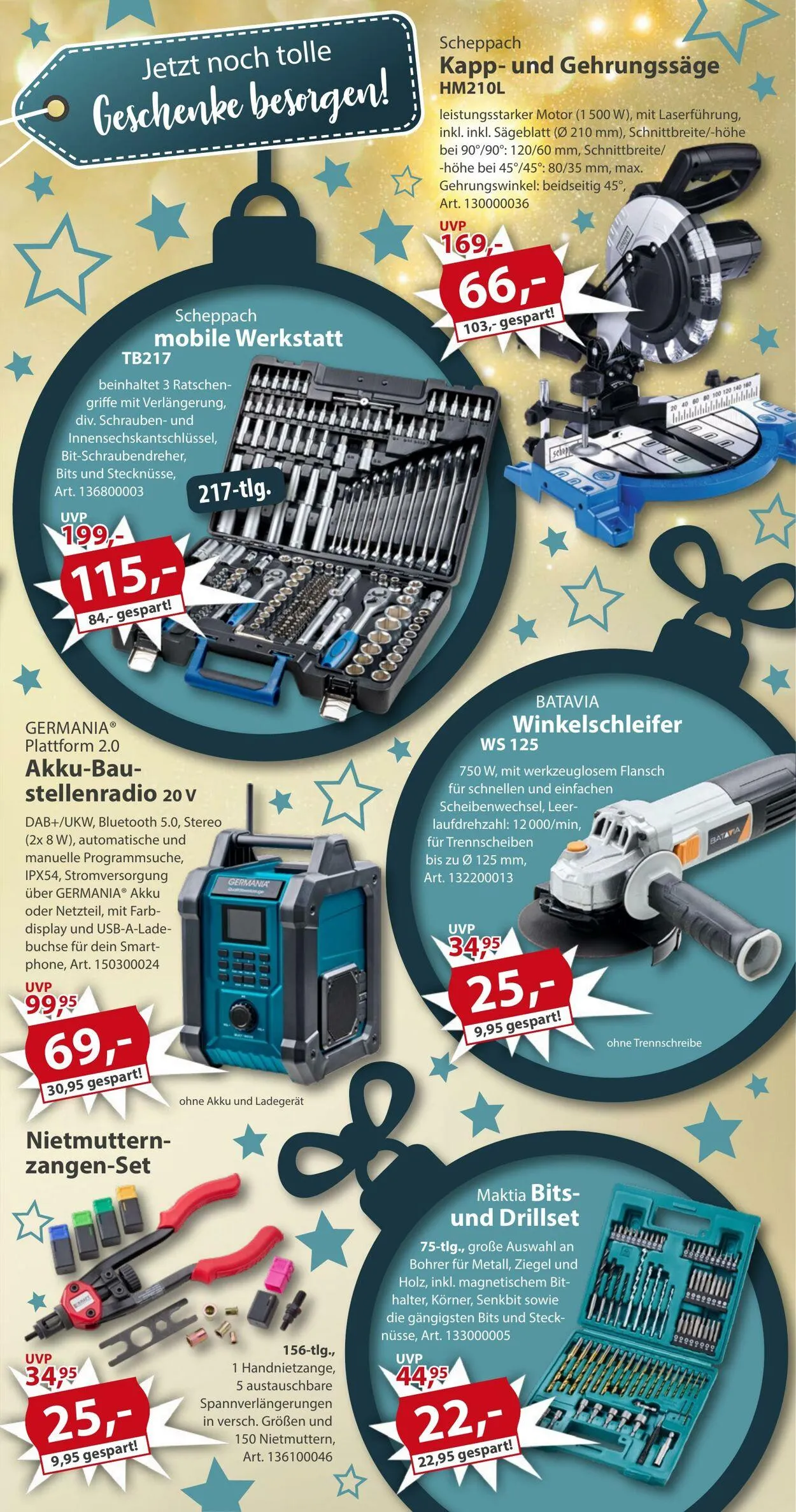 Sonderpreis Baumarkt Aktueller Prospekt von 6. Dezember bis 25. Dezember 2025 - Prospekt seite 9