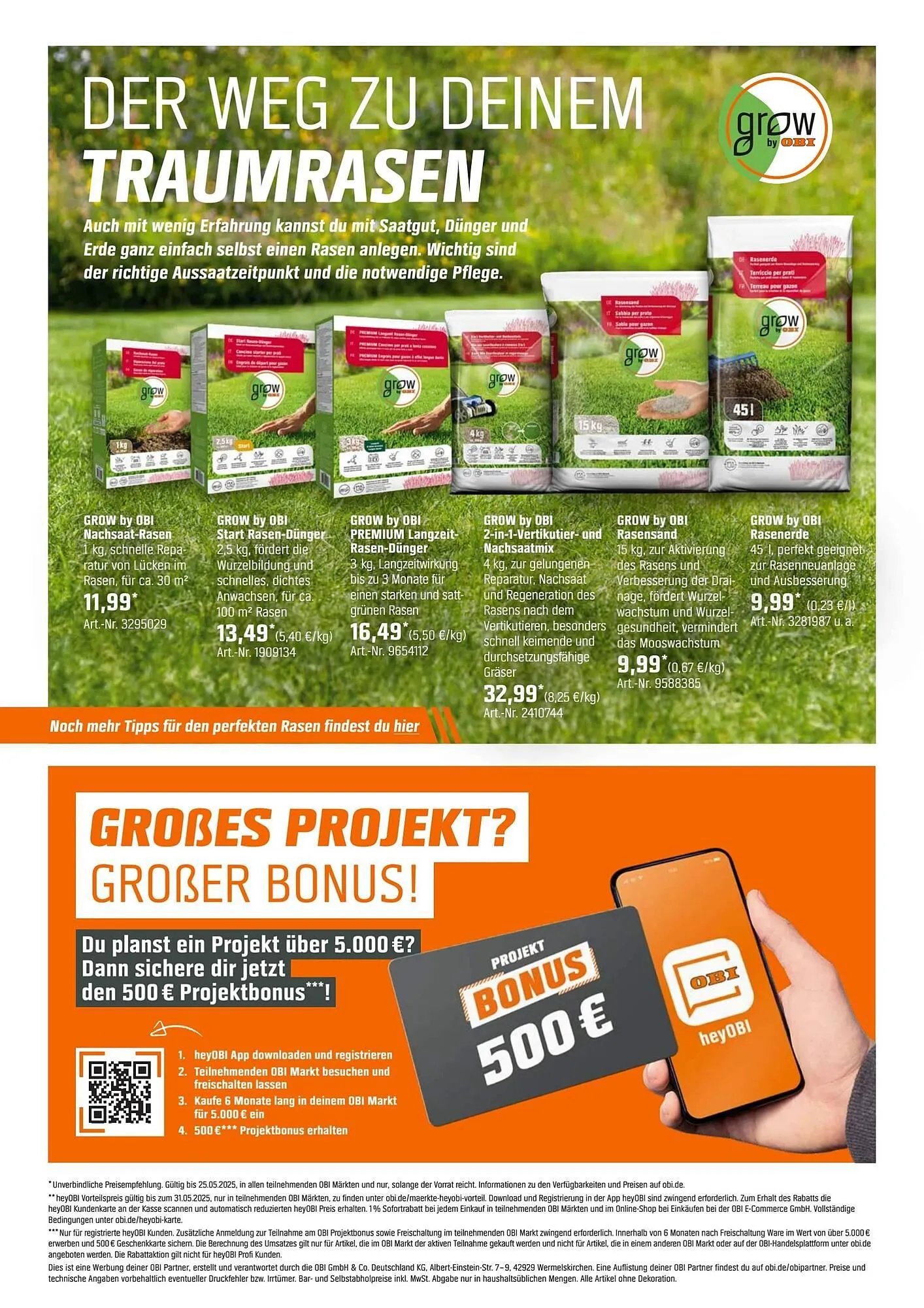 OBI Prospekt von 5. Mai bis 26. Mai 2025 - Prospekt seite 20