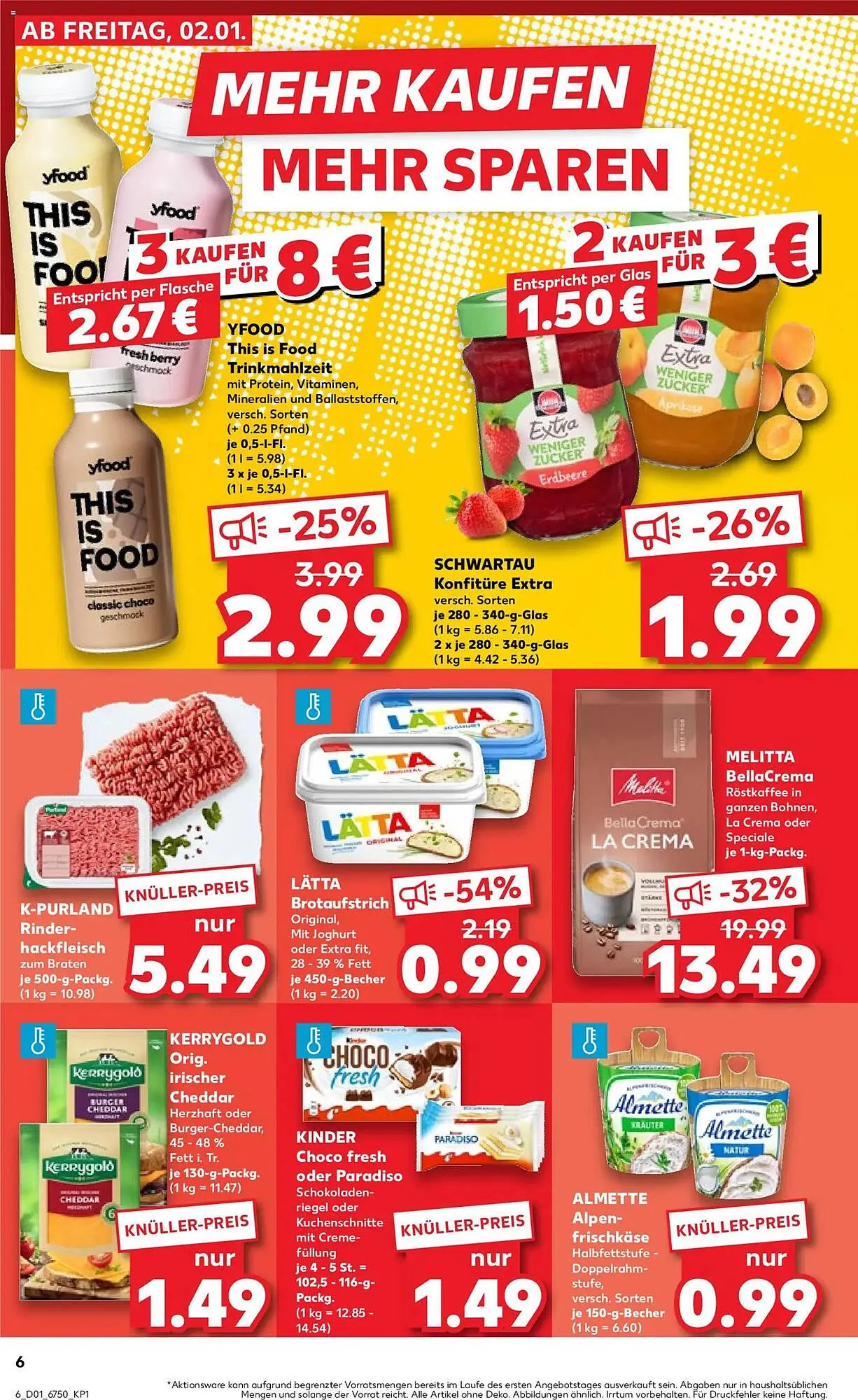 Kaufland Prospekt von 2. Januar bis 7. Januar 2026 - Prospekt seite 6