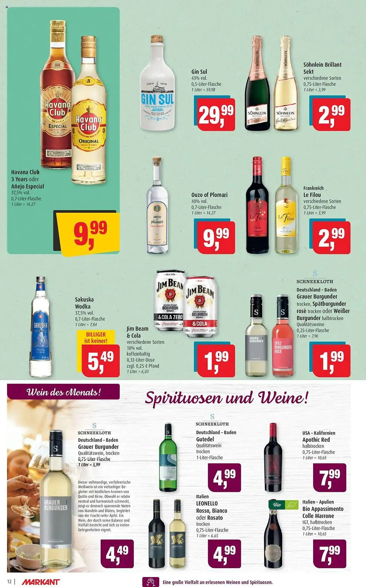 Markant Prospekt von 22. April bis 26. April 2025 - Prospekt seite 12