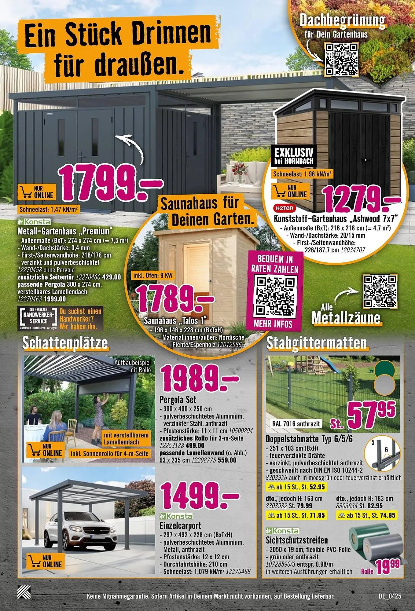 Hornbach Prospekt von 9. April bis 6. Mai 2025 - Prospekt seite 22