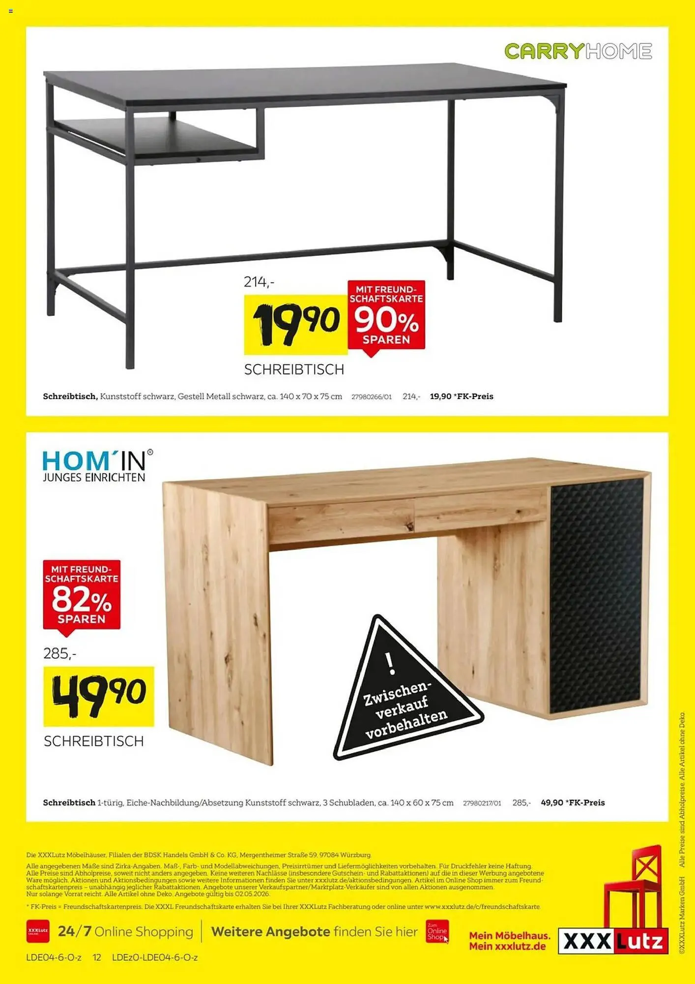 XXXLutz Prospekt von 18. April bis 2. Mai 2026 - Prospekt seite 13