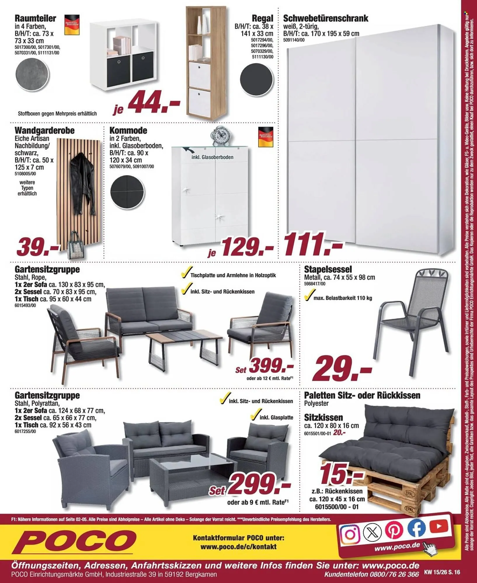 Poco Prospekt von 5. April bis 12. April 2026 - Prospekt seite 16