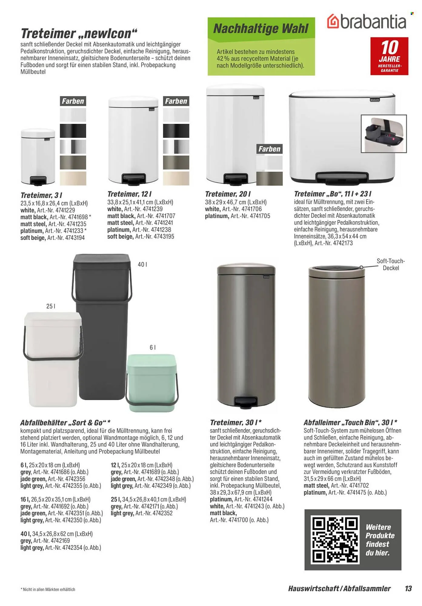 Toom Baumarkt Prospekt von 14. Februar bis 30. April 2026 - Prospekt seite 13