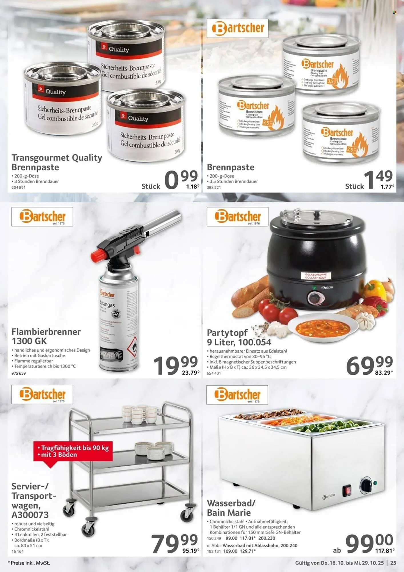 Selgros Prospekt von 16. Oktober bis 29. Oktober 2025 - Prospekt seite 25