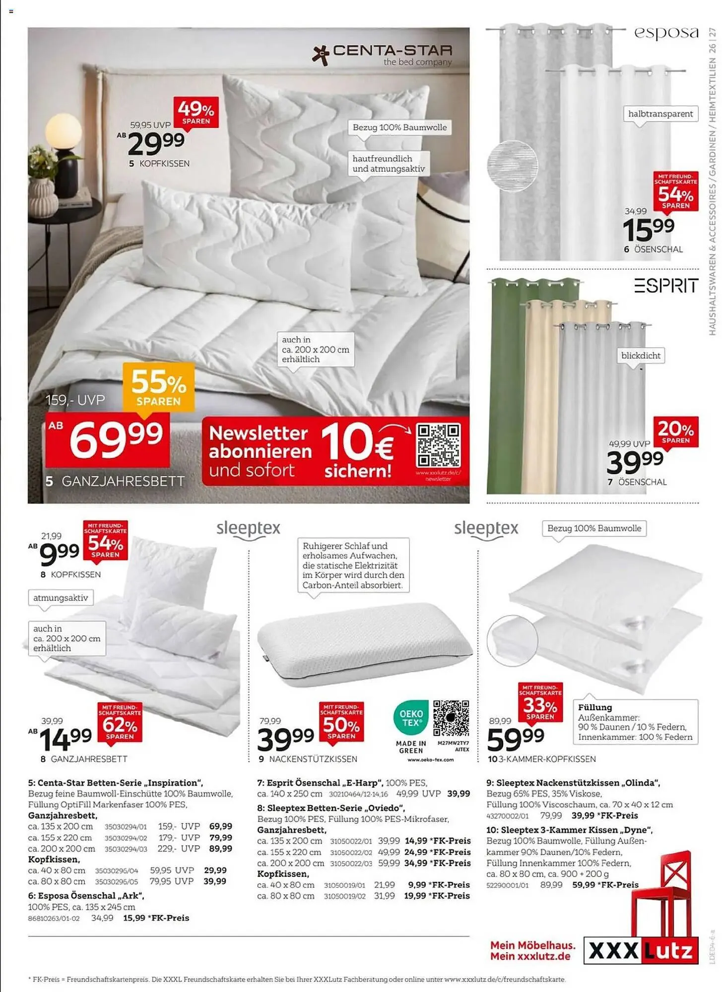 XXXLutz Prospekt von 22. März bis 4. Mai 2026 - Prospekt seite 37