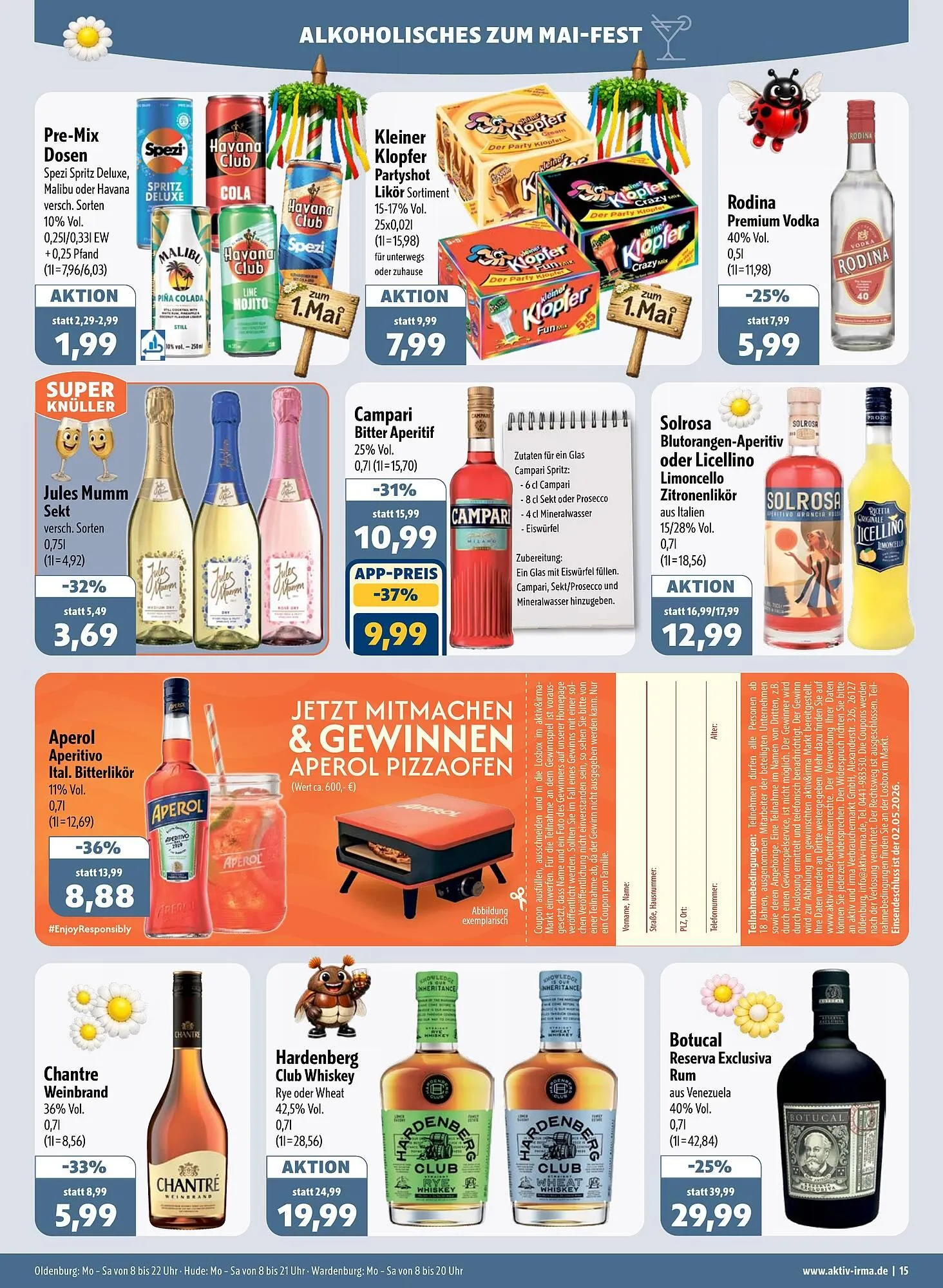 Aktiv Irma Prospekt von 27. April bis 2. Mai 2026 - Prospekt seite 15