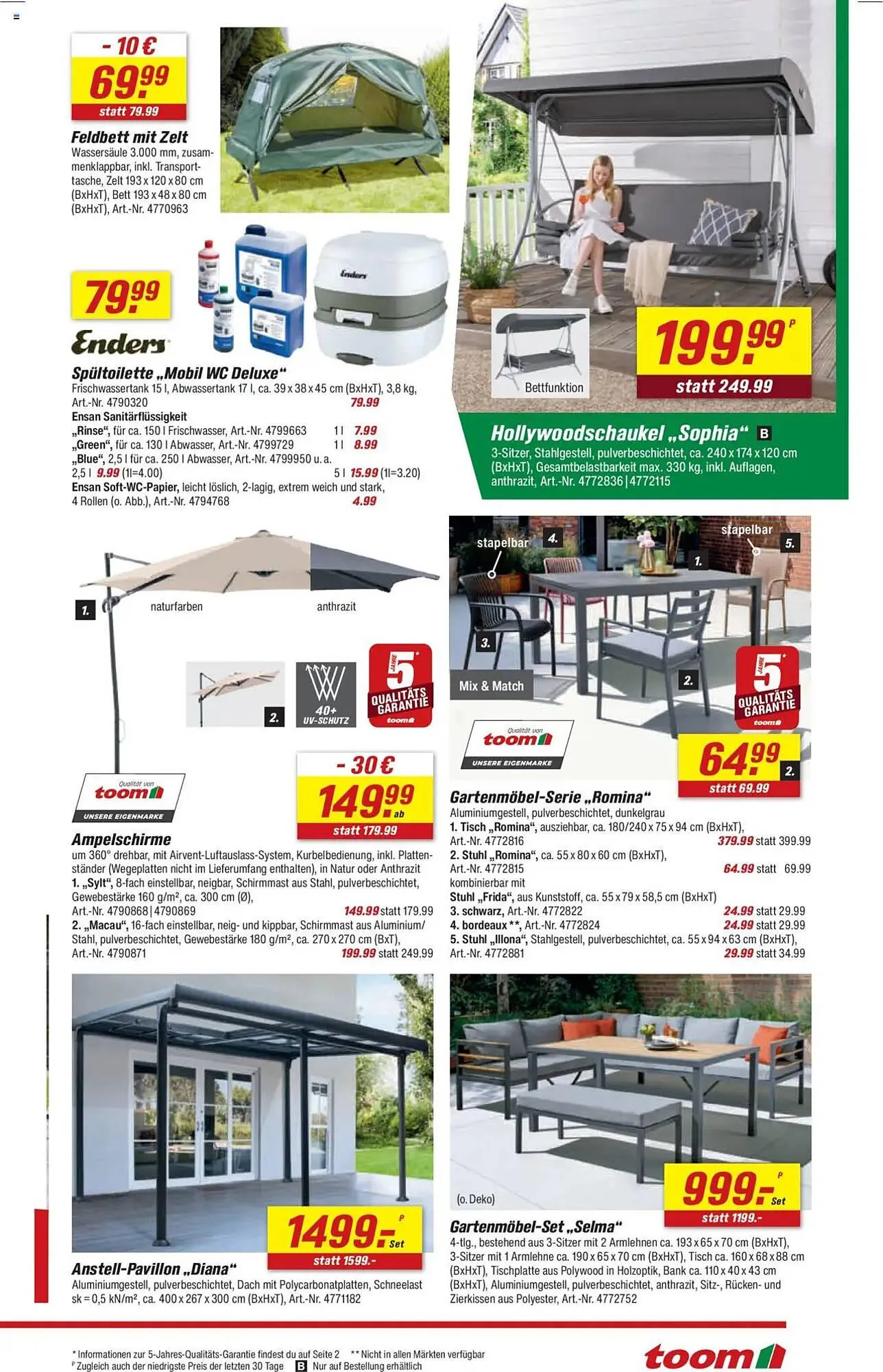 toom Baumarkt Prospekt von 3. Mai bis 9. Mai 2025 - Prospekt seite 7