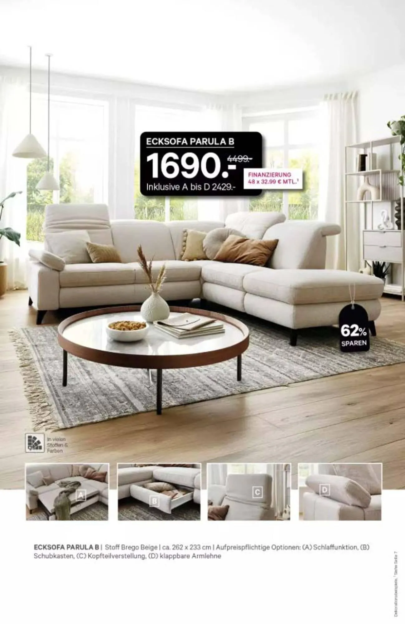 Kabs Polsterwelt Prospekt von 10. November bis 2. Dezember 2025 - Prospekt seite 29