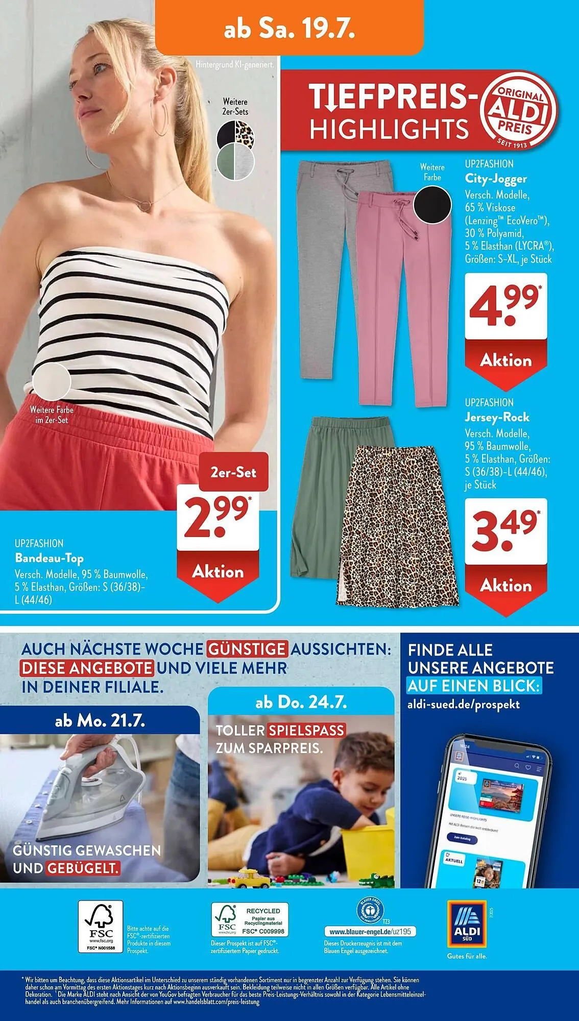 Aldi Süd Prospekt von 14. Juli bis 20. Juli 2025 - Prospekt seite 20