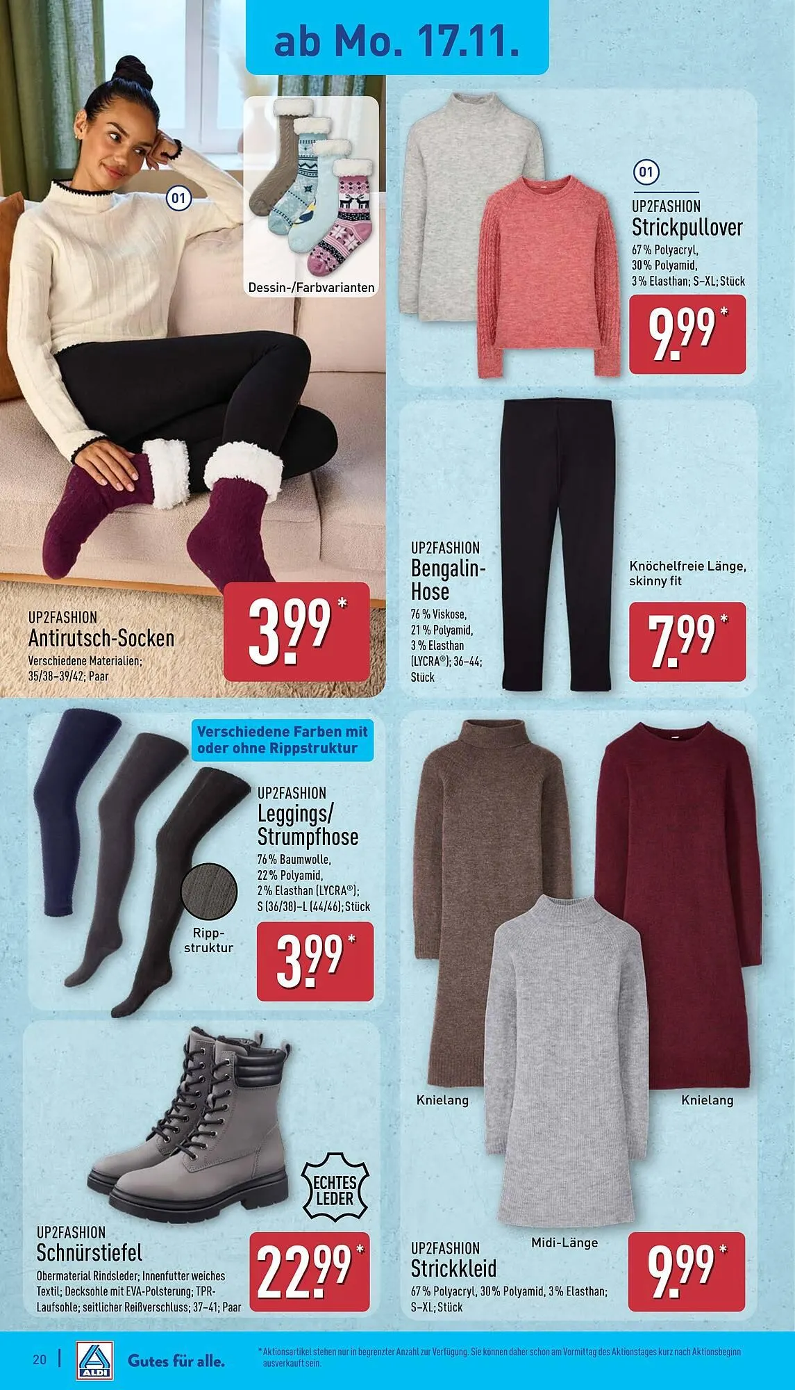 Aldi Nord Prospekt von 17. November bis 22. November 2025 - Prospekt seite 20