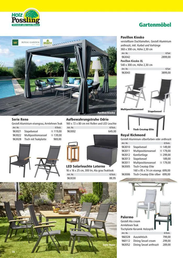 Holz-& Baukatalog 2024/25 von 27. März bis 31. Januar 2025 - Prospekt seite 94